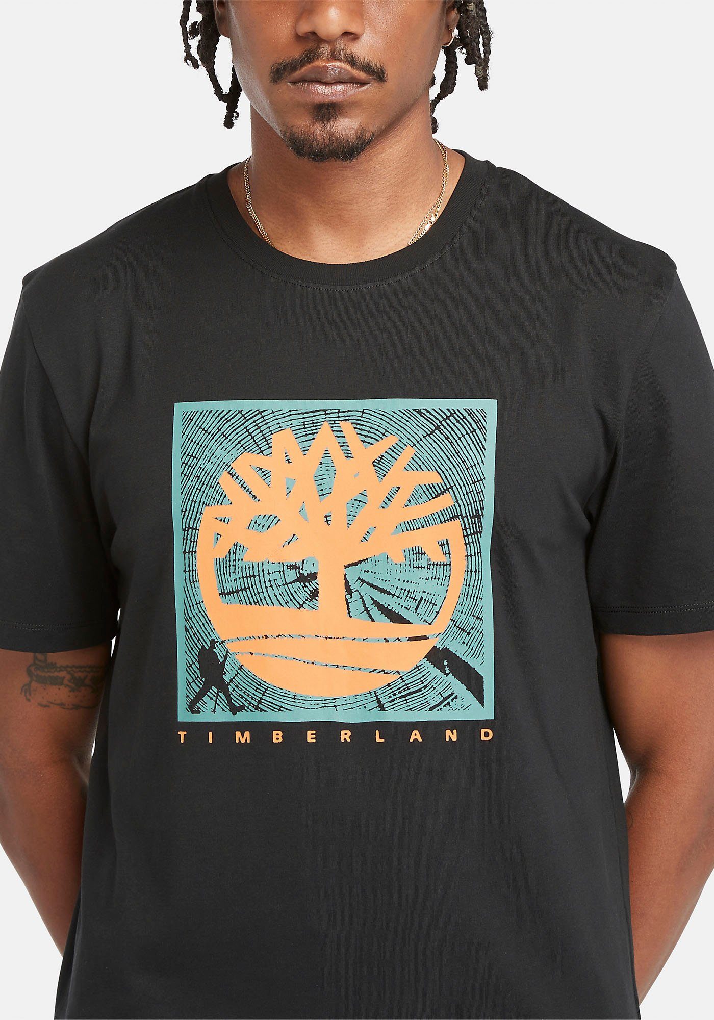 Timberland T-shirt Short Sleeve Front Graphic Tee