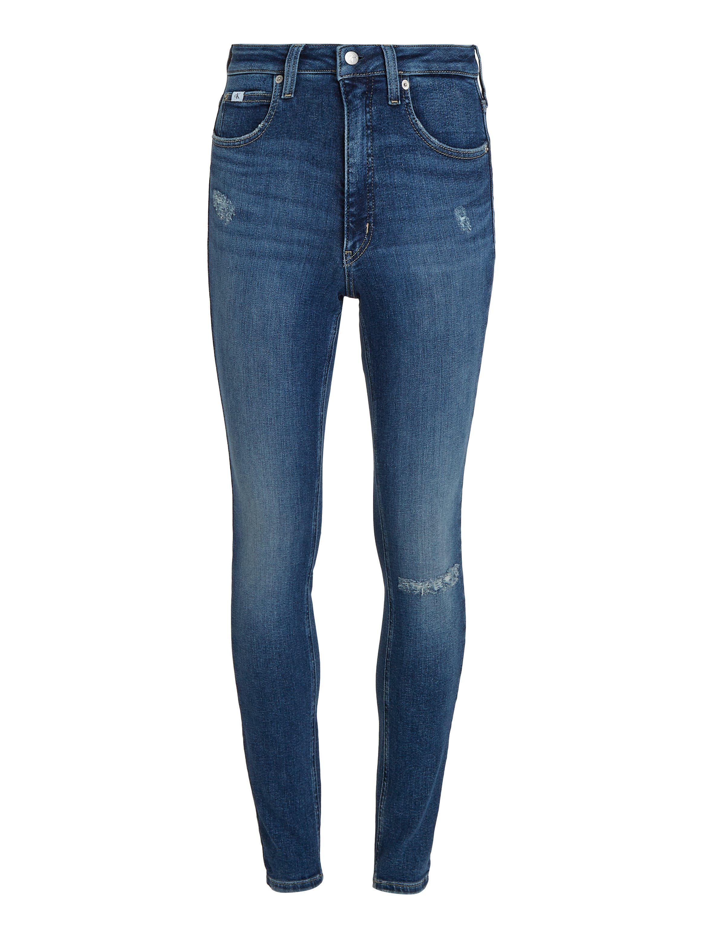 Calvin Klein Skinny fit jeans High rise skinny in een klassiek 5-pocketsmodel