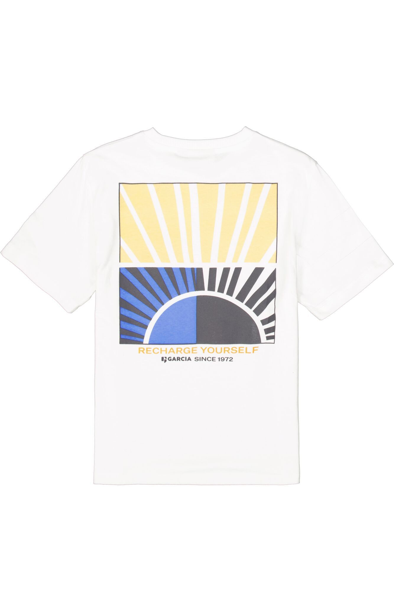 Garcia T-shirt met front- en backprint voor jongens