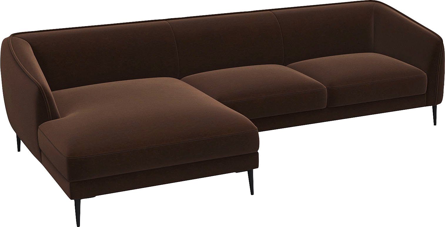 FLEXLUX Hoekbank Belle designbank, L-vorm, BxD 288x149 cm Scandinavisch design, in een sublieme verwerking
