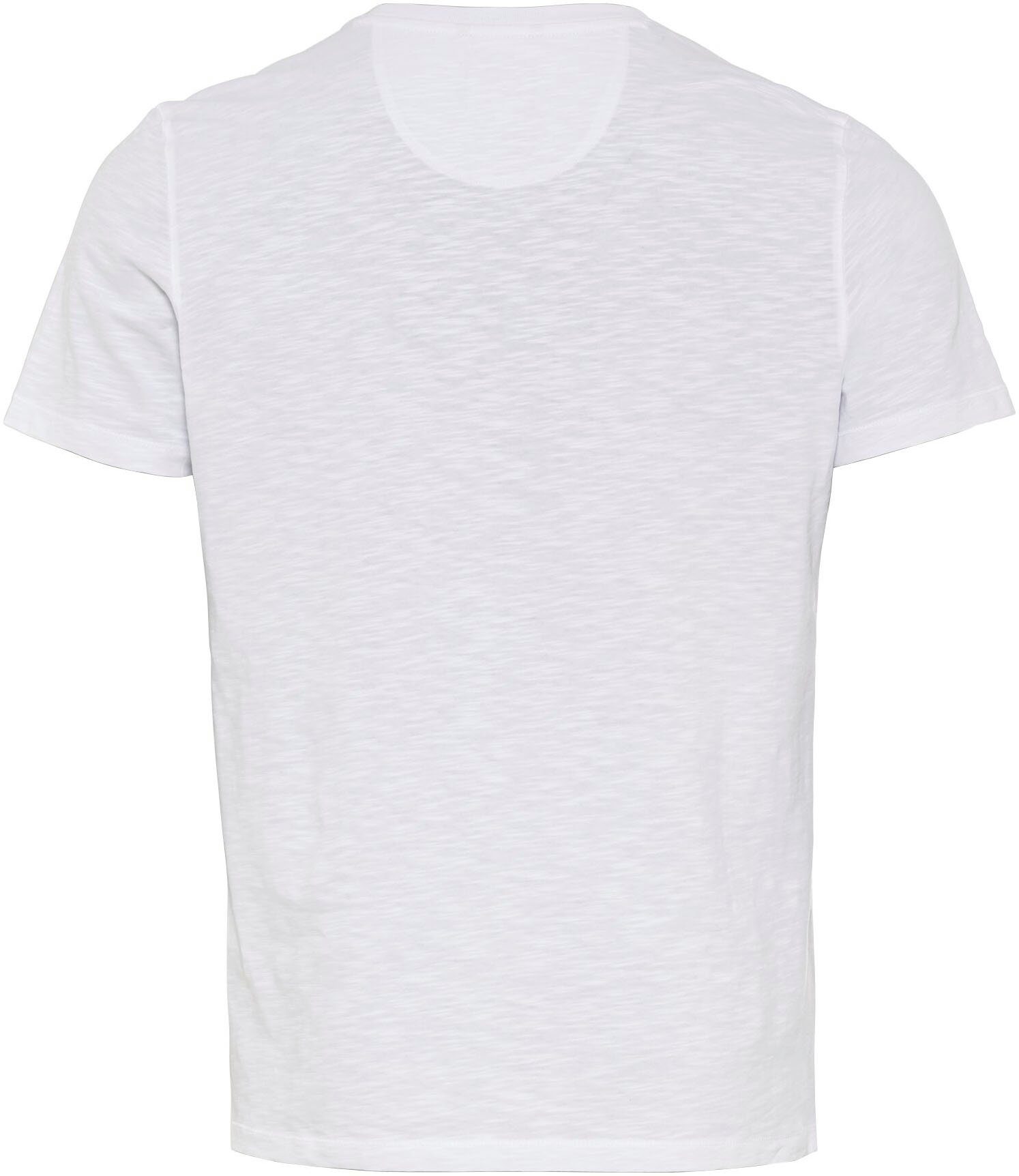 camel active T-shirt met knoopsluiting