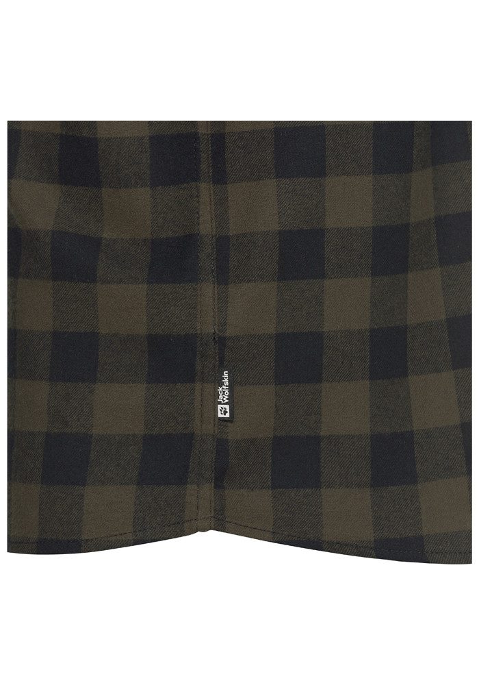 Jack Wolfskin Flanellen overhemd LITE FLANNEL SHIRT M