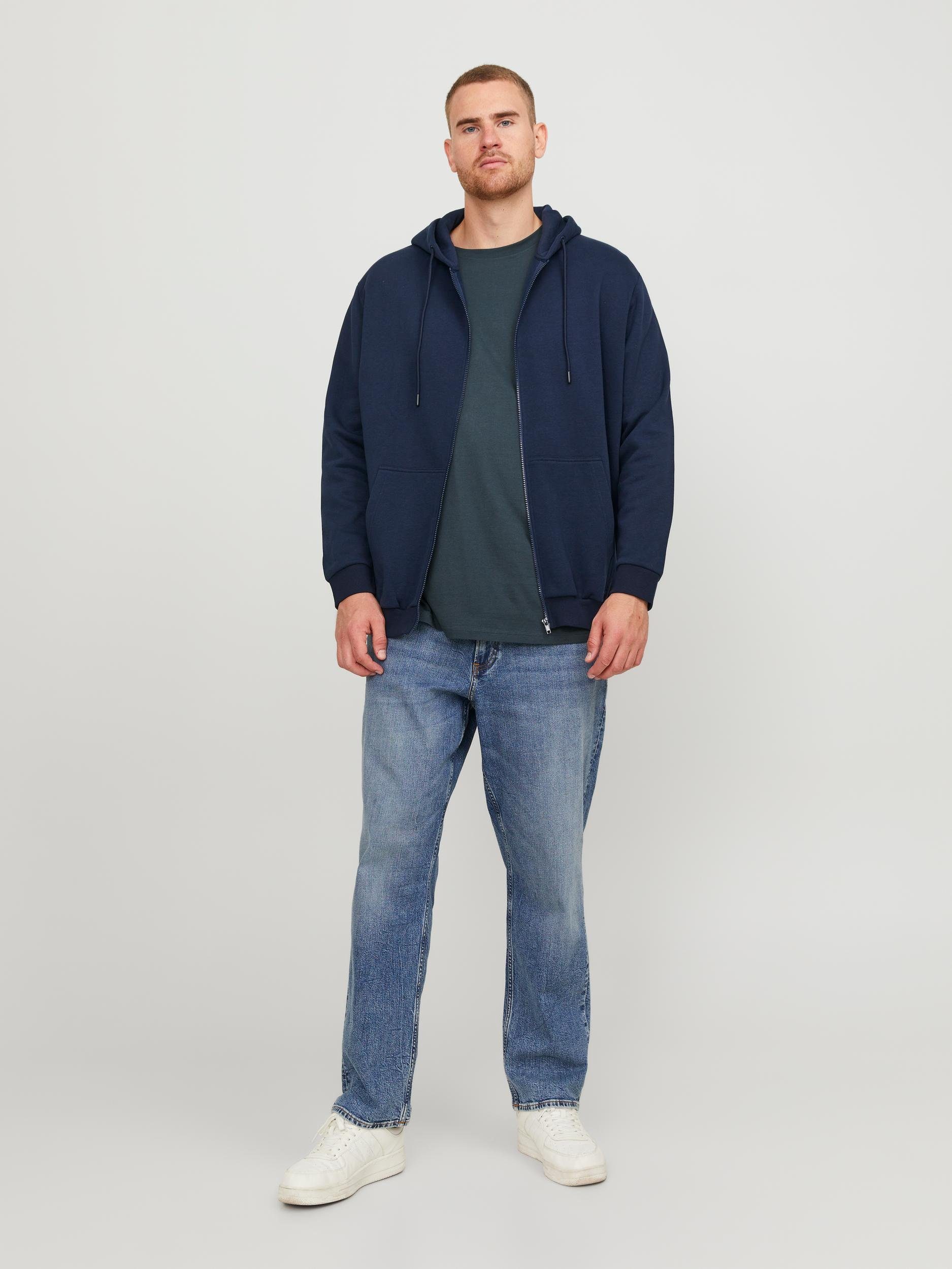 Jack & Jones PlusSize Capuchonsweatvest JJEBRADLEY SWEAT ZIP HOOD NOOS PLS