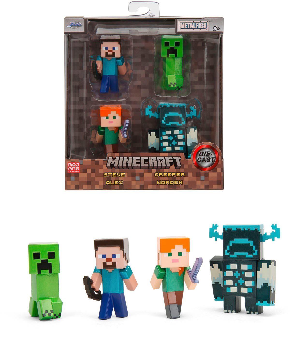 JADA Speelfiguur Minecraft (set, 4-delig)