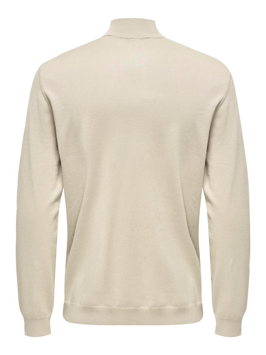 ONLY & SONS Gebreide trui ONSWYLER LIFE REG 14 HALF ZIP KNIT NOOS