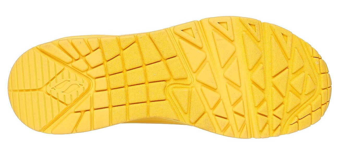 Skechers Sneakers met sleehak UNO STAND ON AIR Vrijetijdsschoen, lage schoen, veterschoen met zacht gevoerde binnenzool
