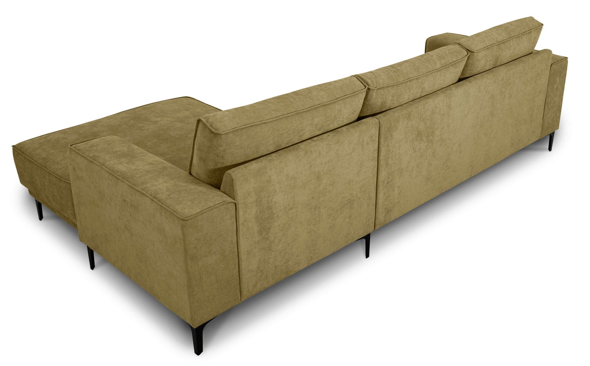 Places of Style Hoekbank Oland, structuur, platweefsel, luxe microvezel, bouclé