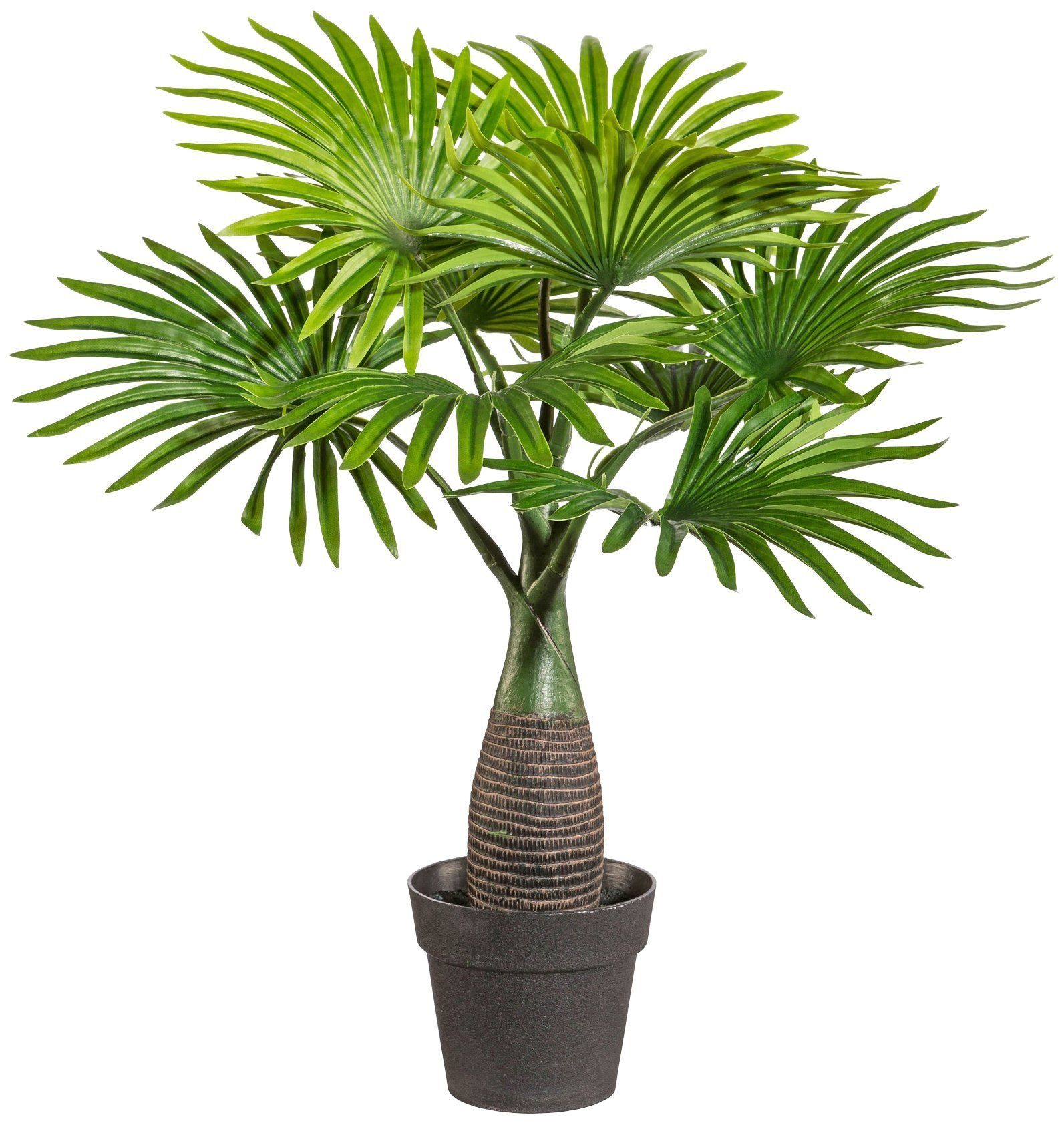 Creativ green Kunstpalm Palm mini in een plastic pot (1 stuk)