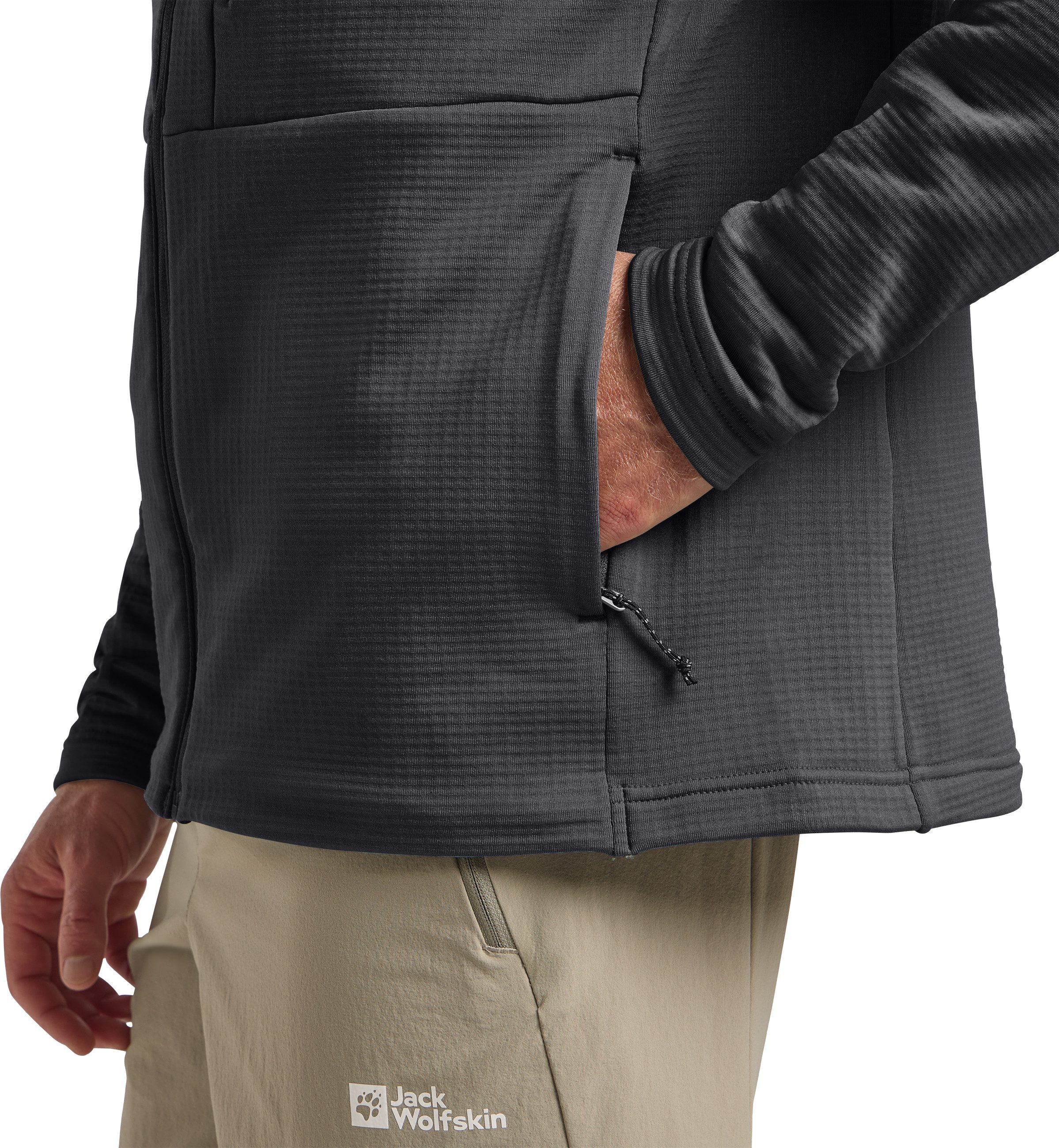 Jack Wolfskin Fleecejack KOLBENBERG HOODED FZ M