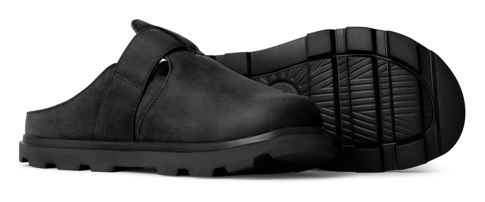 UGG Clogs SOLANO CLOG , flats, mules met leren binnenzool