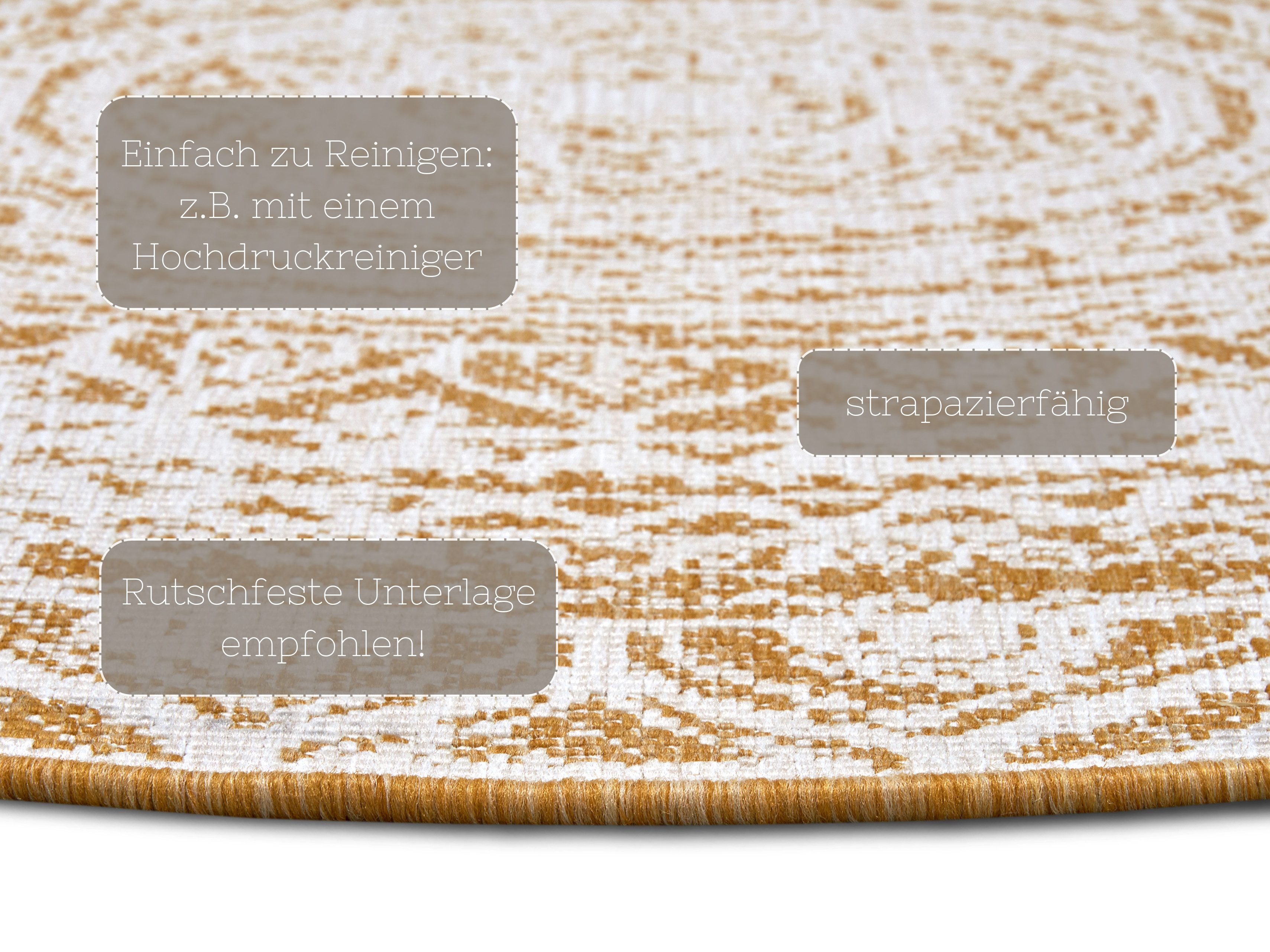 NORTHRUGS Vloerkleed Siruma omkeerbaar tapijt Binnen & buiten, dubbelzijdig, oosters, tapijt, tuin, gang