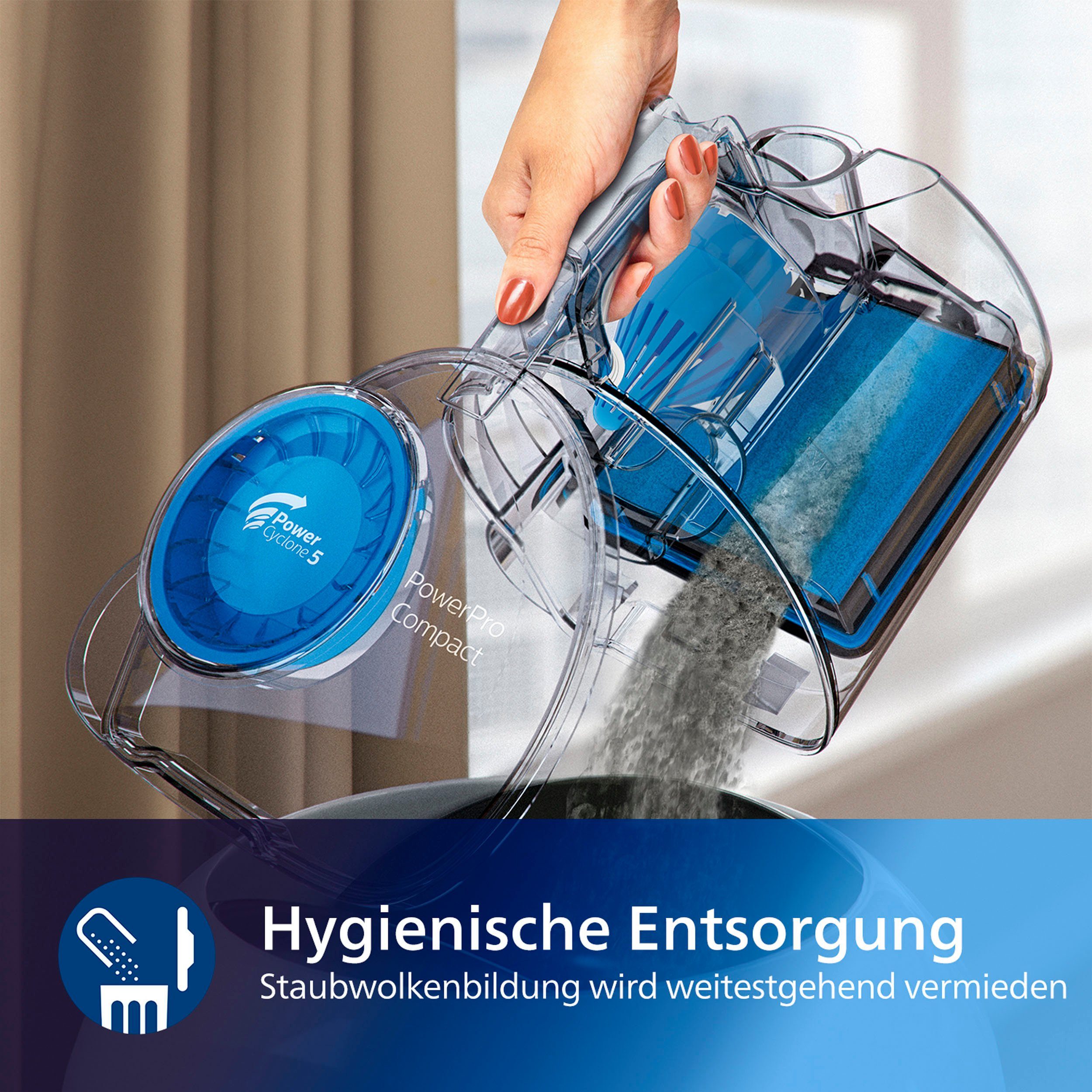 Philips Stofzuiger FC9332/09 met 1,5 l inhoud en tri-active-zuigmond