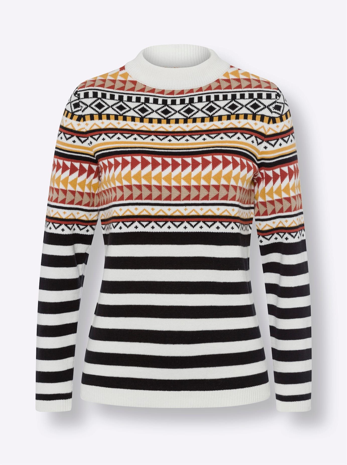 Classic Basics Trui met staande kraag Trui met lange mouwen