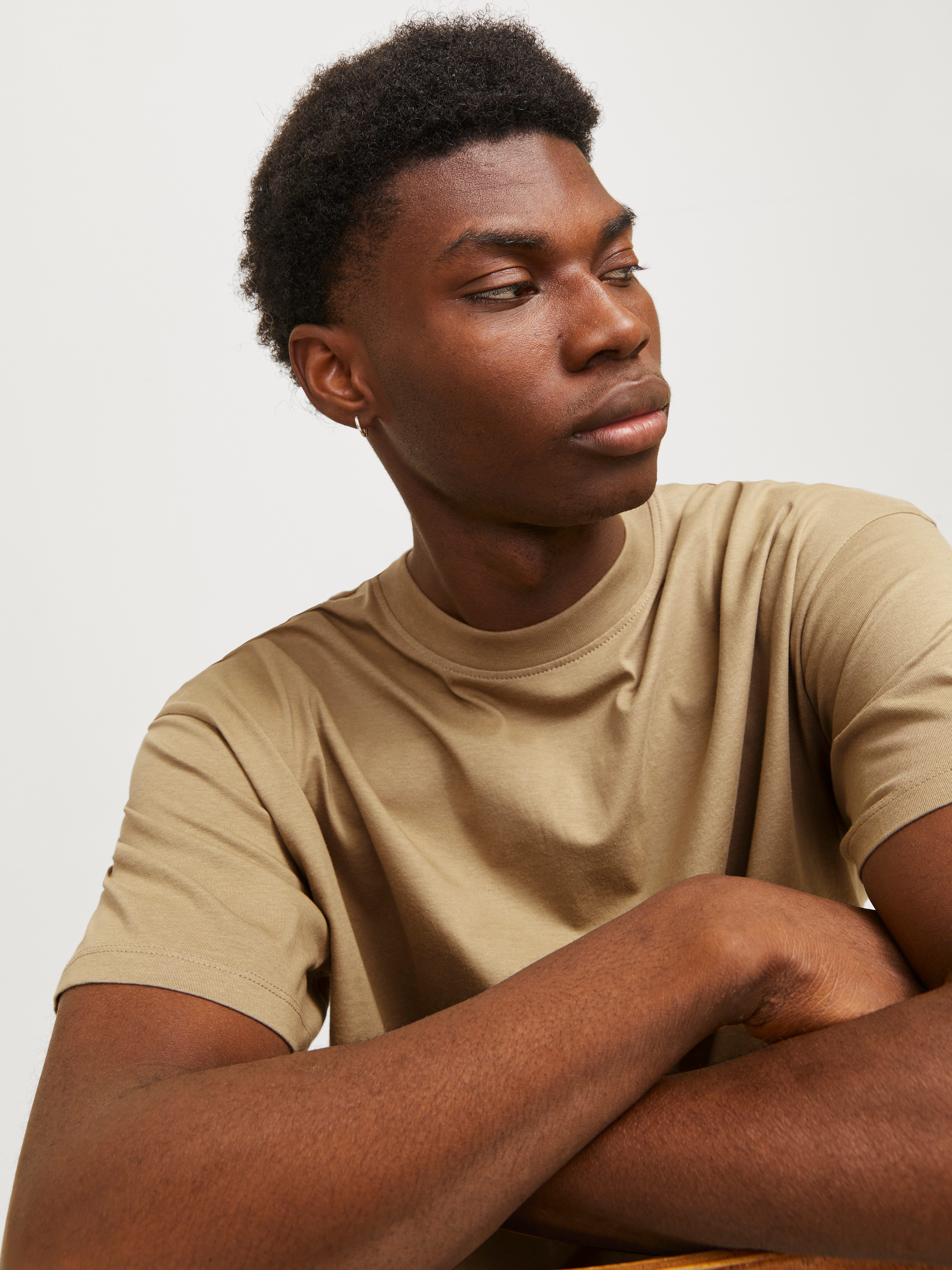 Jack & Jones Oversized shirt JJEBRADLEY TEE SS O-NECK NOOS