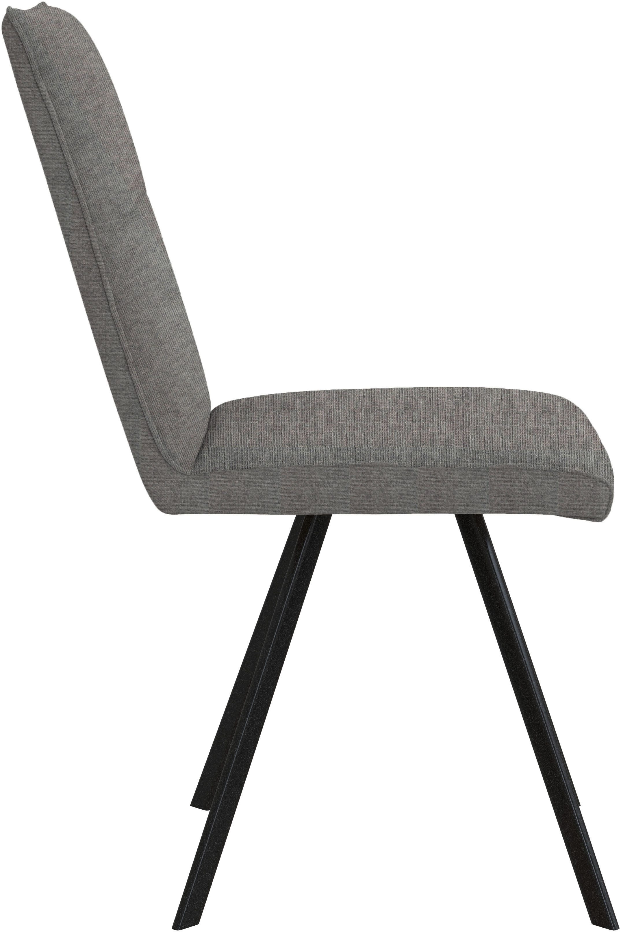 Home affaire Eethoek Sava Hoekbank met nosagvering in de zitting, massief eiken tafel (set, 4-delig)