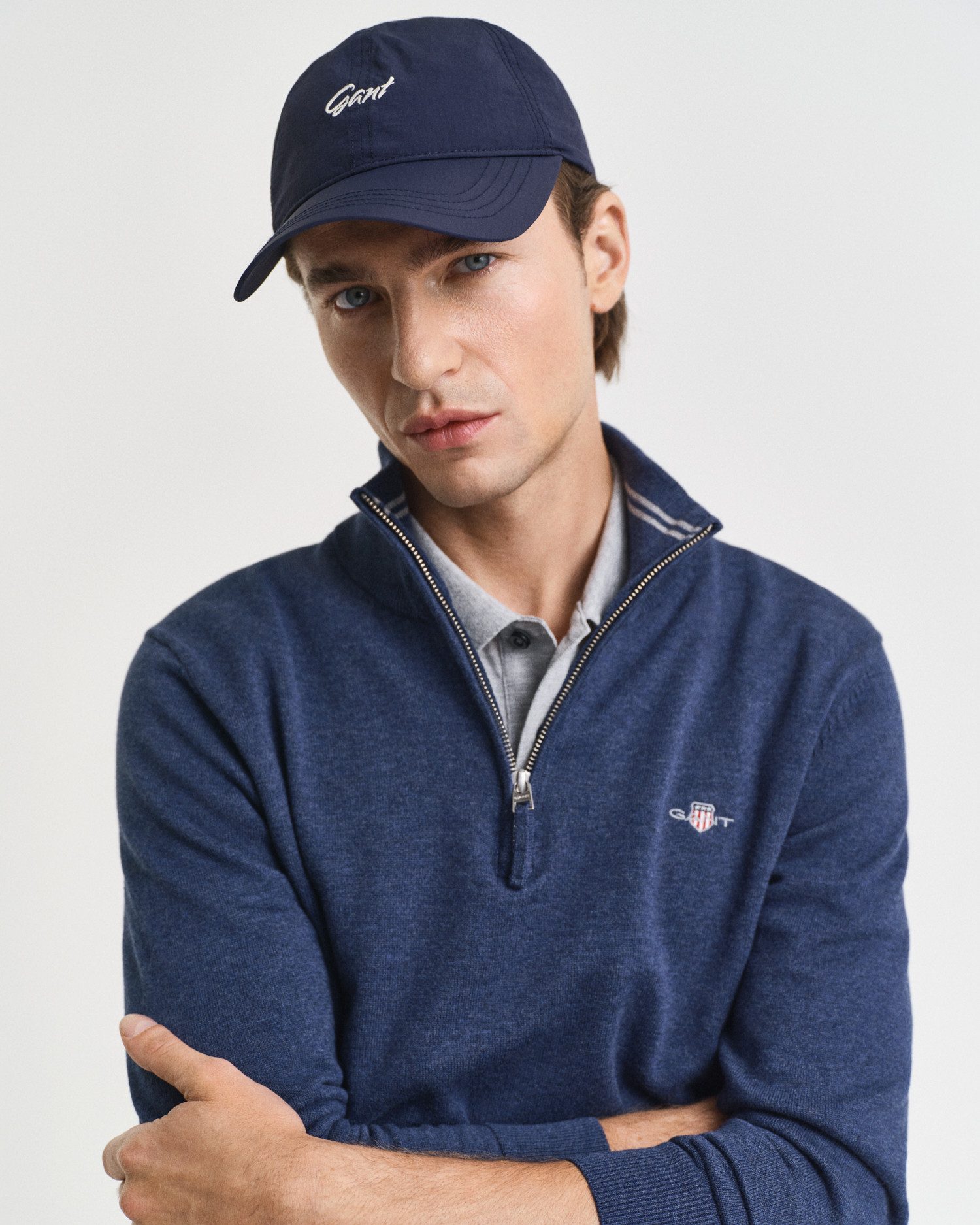 Gant Schipperstrui CLASSIC COTTON HALF ZIP