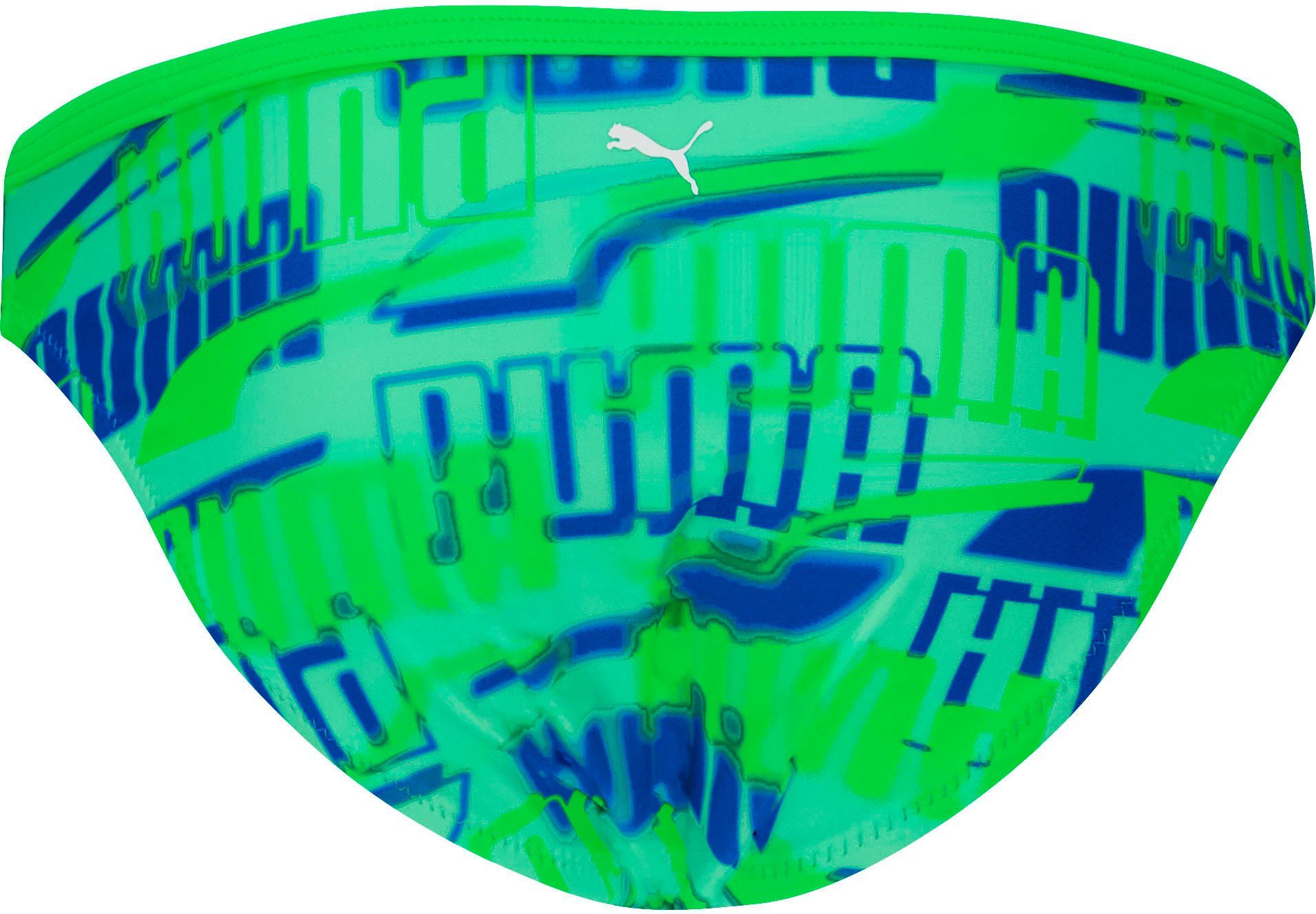 PUMA Bustierbikini met all-over logoprint (set, 2 stuks)