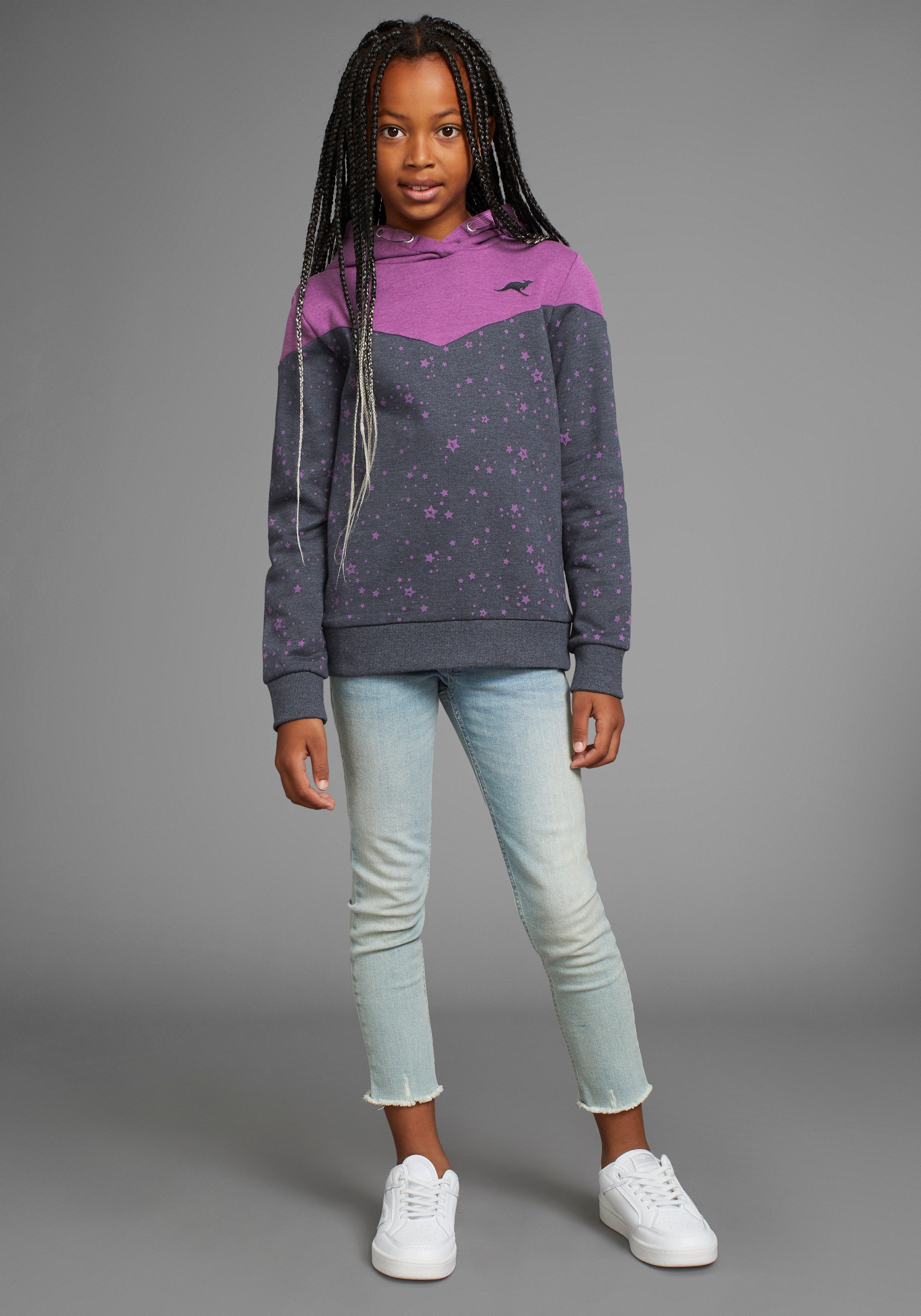 KangaROOS Hoodie Met schattige allover print