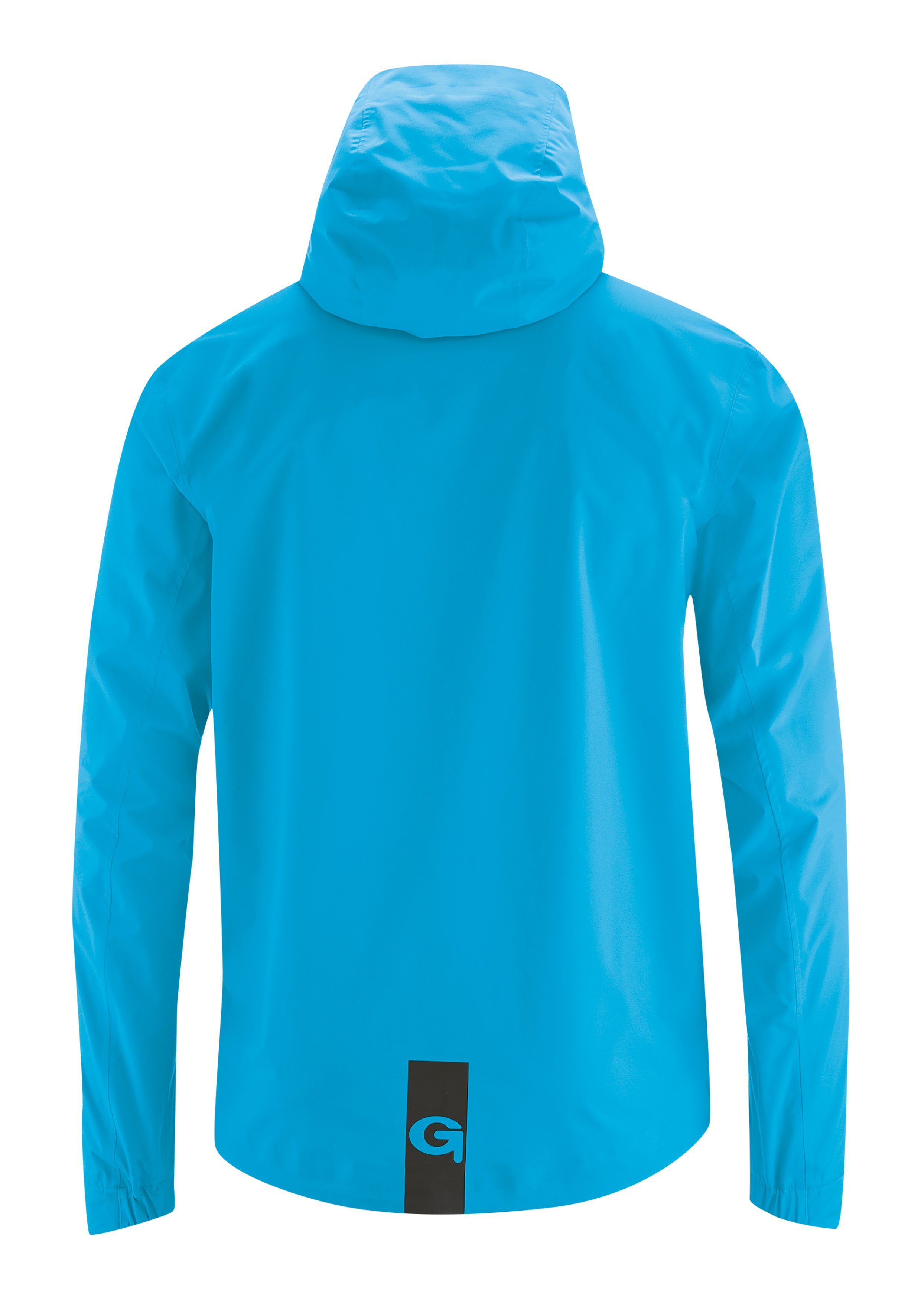 Gonso Fietsjack Save Jacket Trail M Herenregenjack wind- en waterdicht, fietsjack met capuchon