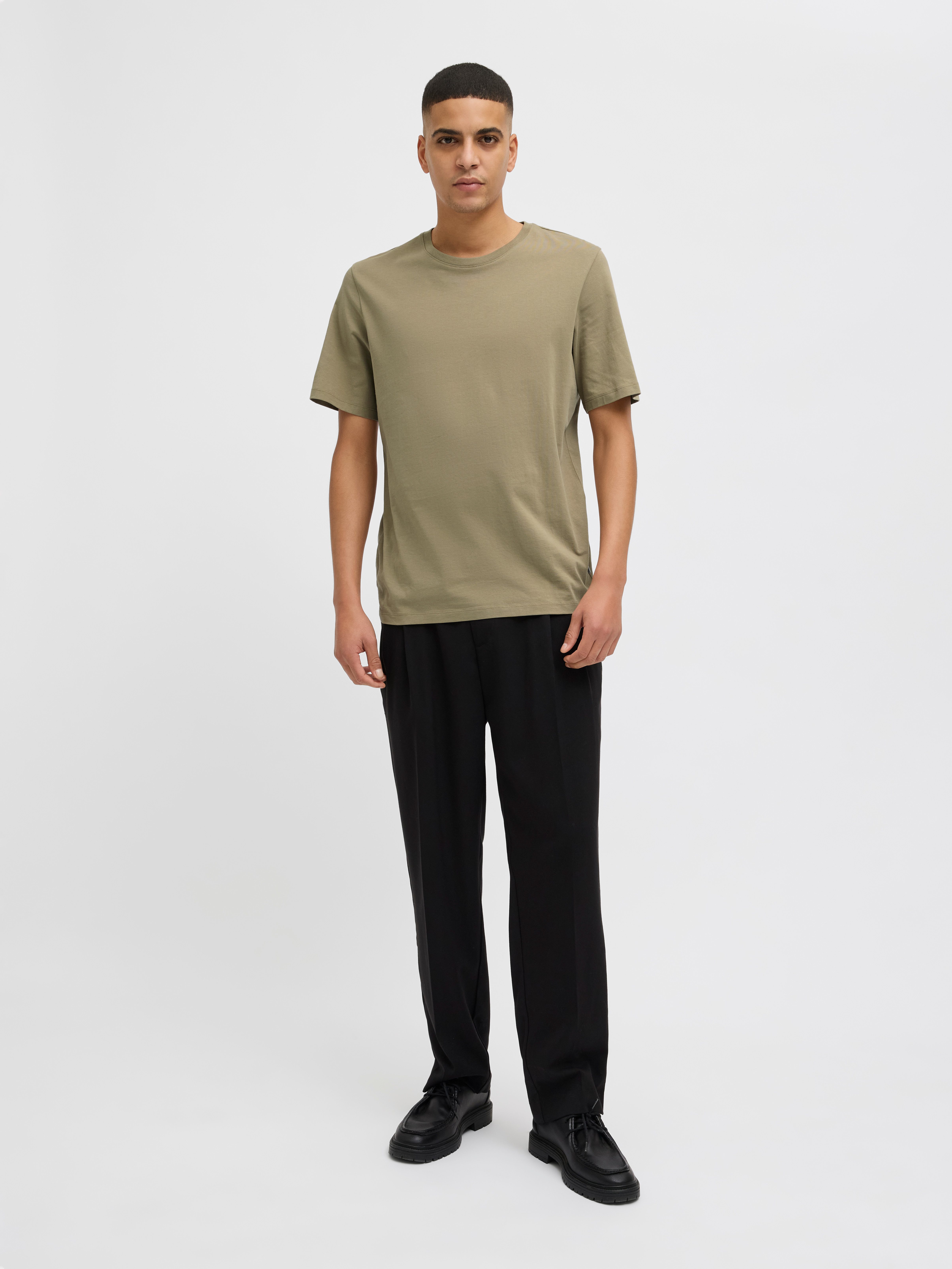 Jack & Jones Shirt met ronde hals JJEORGANIC BASIC TEE SS O-NECK NOOS