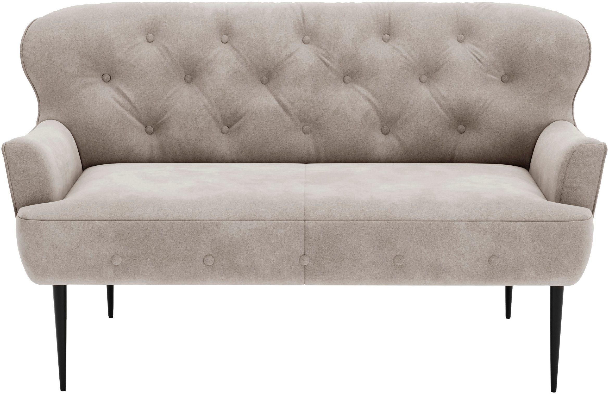 Places of Style 2-zitsbank Amber met capitonnage, in verschillende stofsoorten