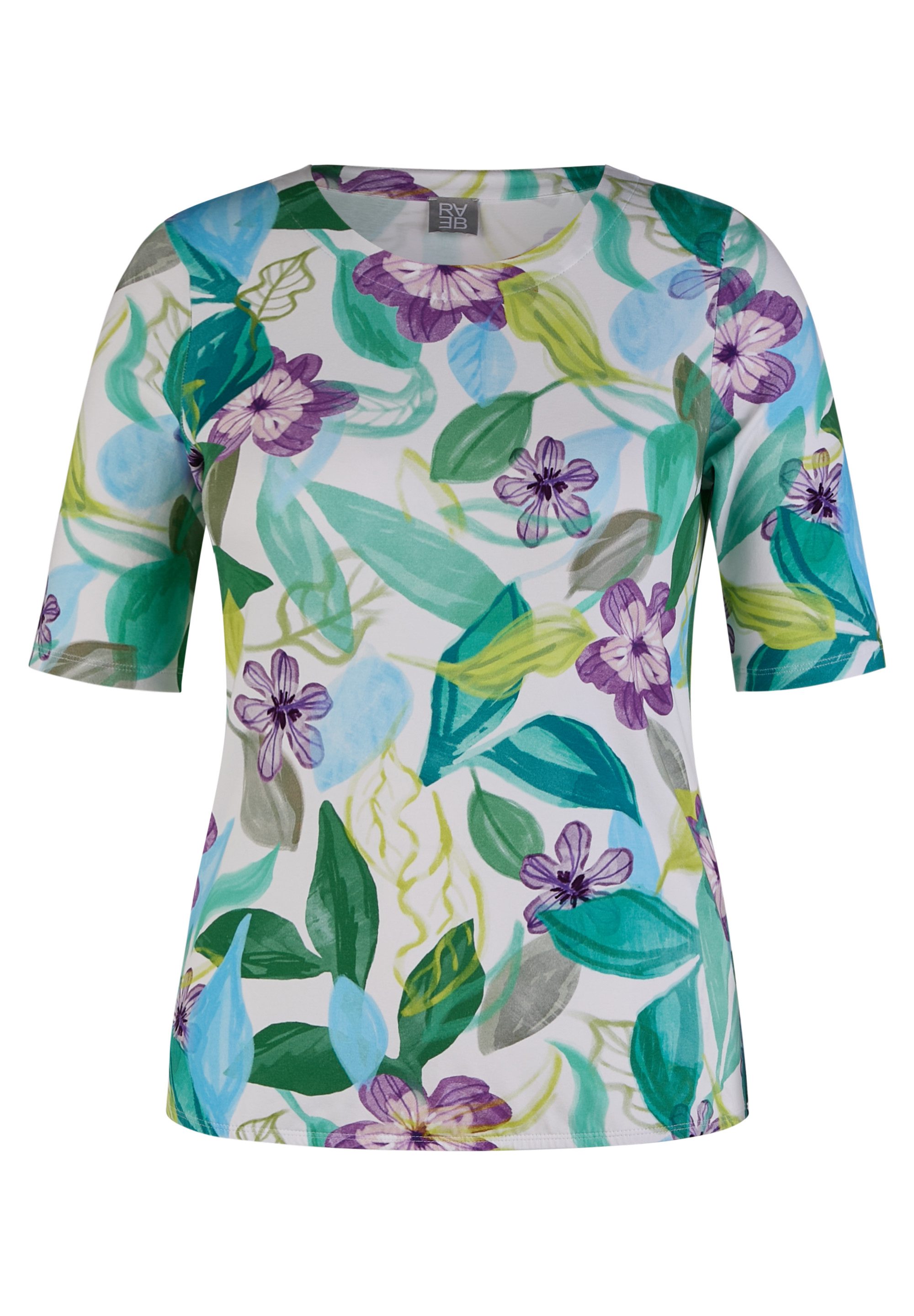 Rabe Shirt met korte mouwen met een bloemmotief