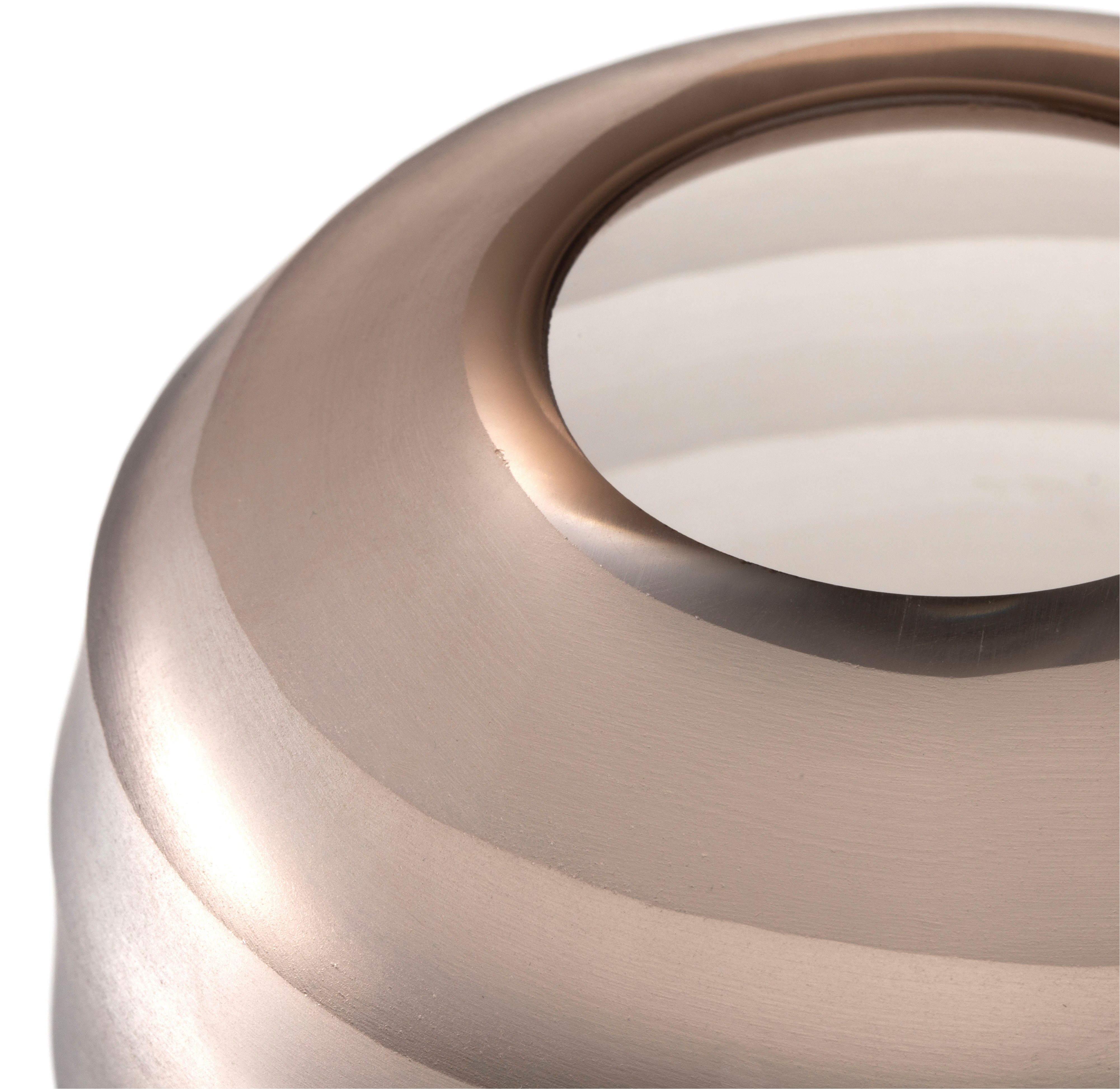LEONARDO Tafelvaas Decoratieve vaas BELLAGIO uit glas, beige, handgemaakt (1 stuk)