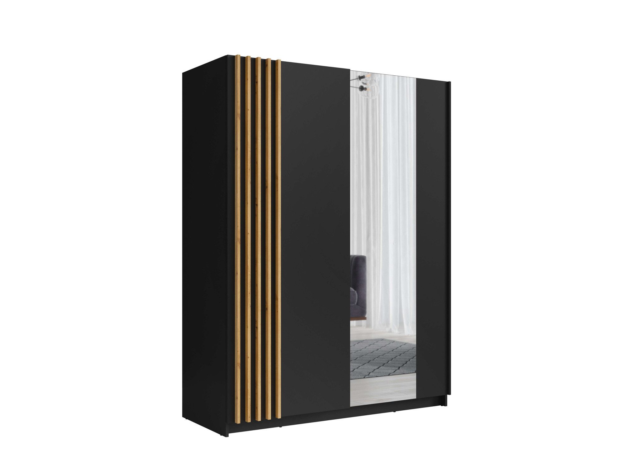 INOSIGN Kledingkast Charisy met spiegel, 4 inlegplanken en kledingstang