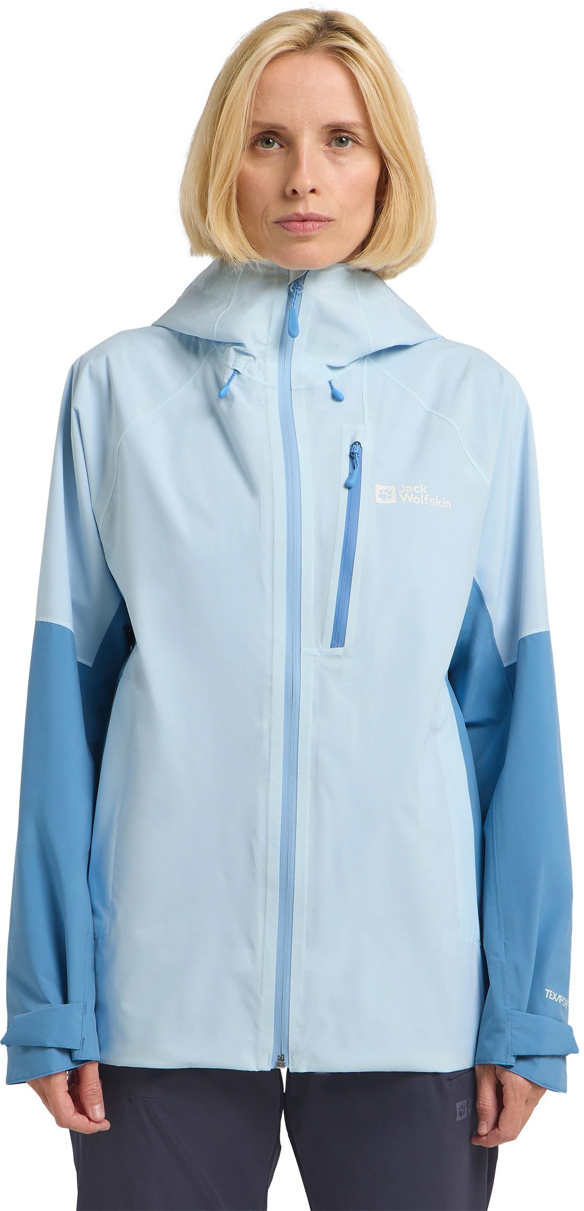 Jack Wolfskin Functioneel jack EAGLE PEAK 2L JKT W dames jassen maat XXL (48) blauw
