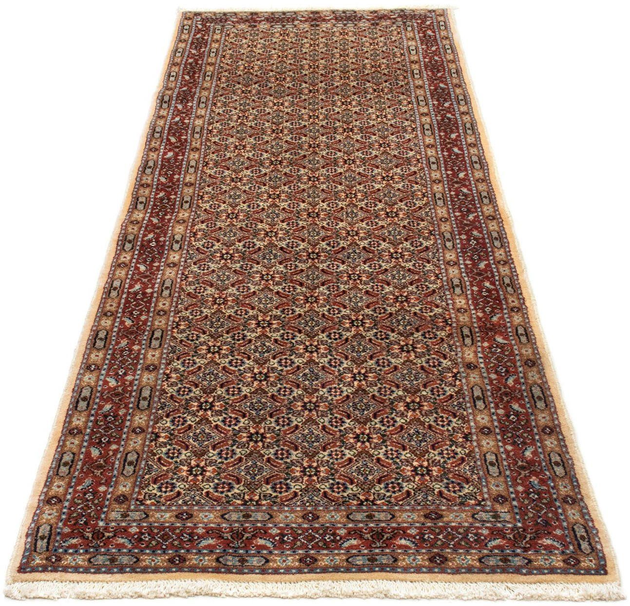 morgenland Wollen kleed Tabriz bloemmotief beige 300 x 192 cm Uniek exemplaar met certificaat