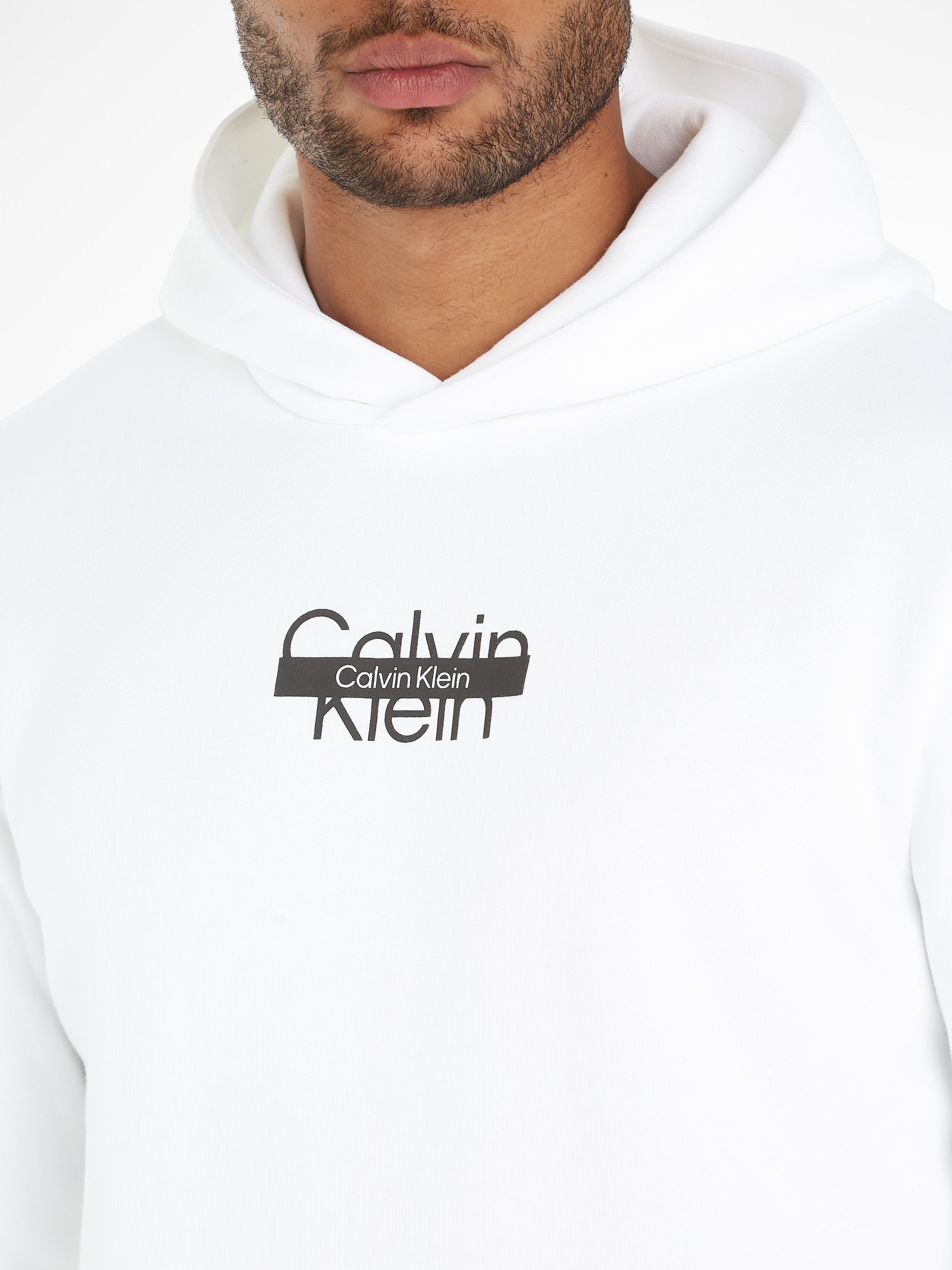 Calvin Klein Hoodie CUT THROUGH LOGO HOODIE