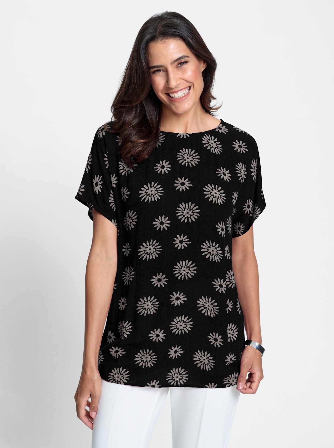 Classic Inspirationen Gedessineerde blouse
