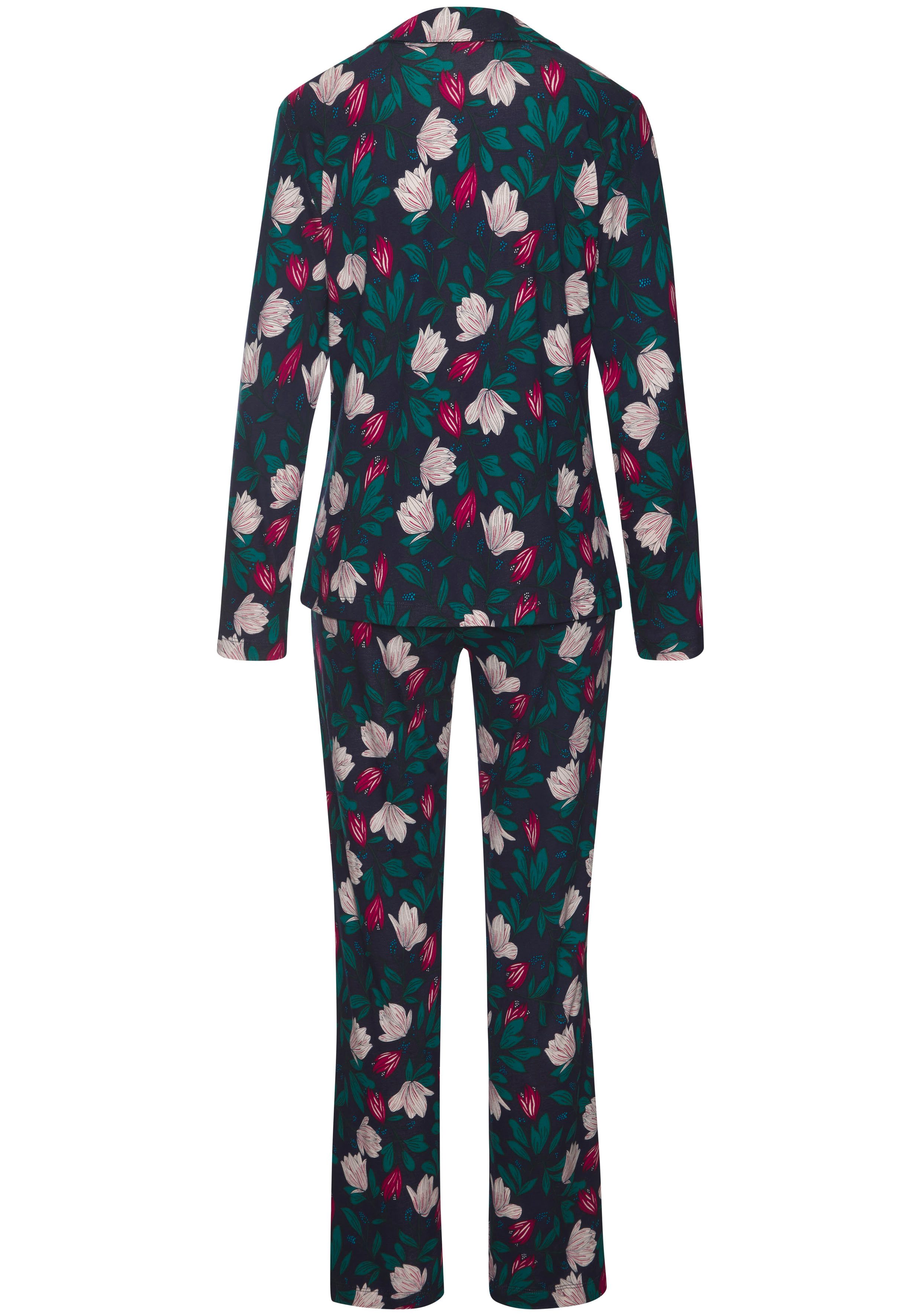 s.Oliver RED LABEL Beachwear Pyjama in klassieke stijl (set, 2-delig)