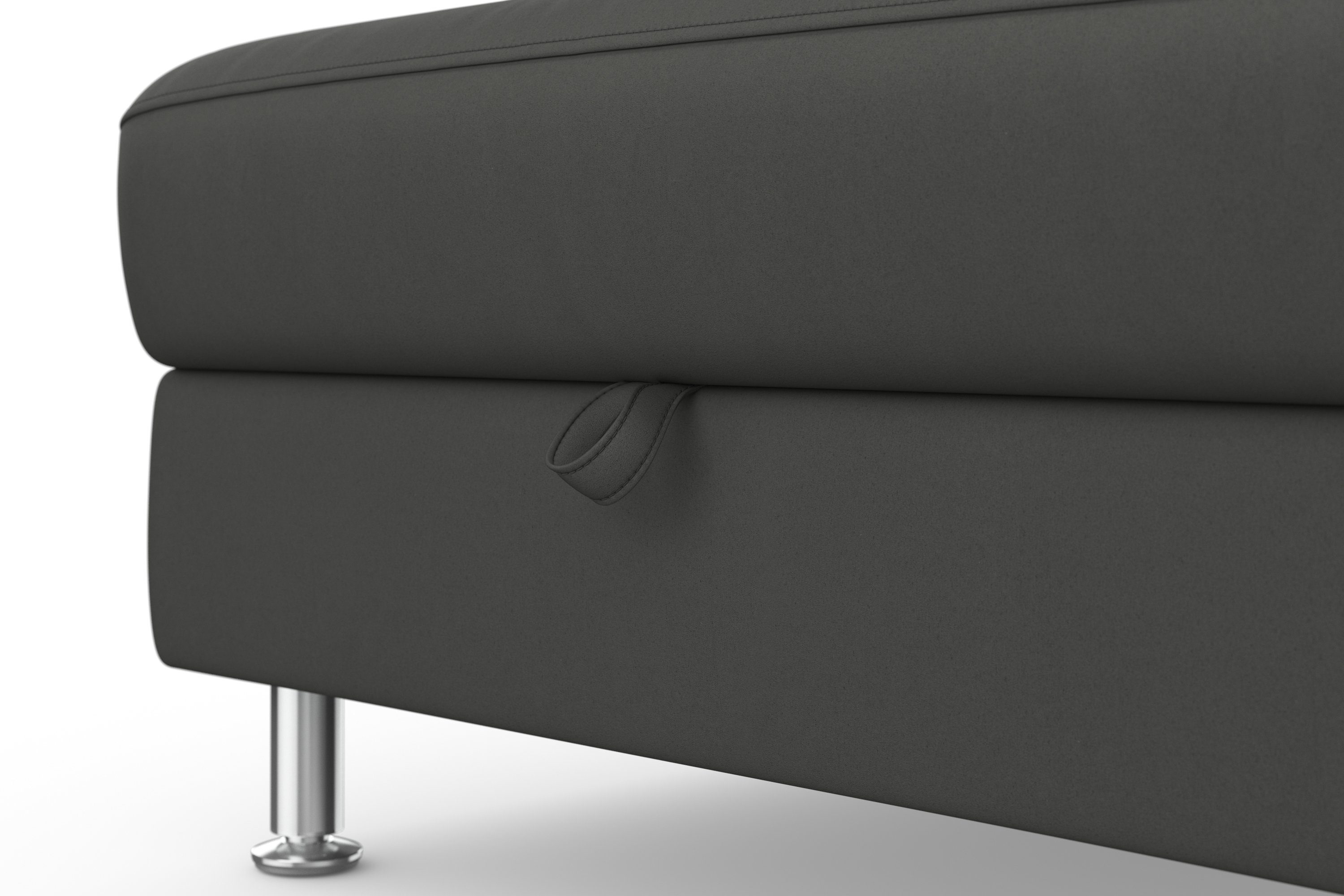 sit&more Hoekbank Freetown L-vorm met verstelbare hoofdsteun en comfortabele binnenvering