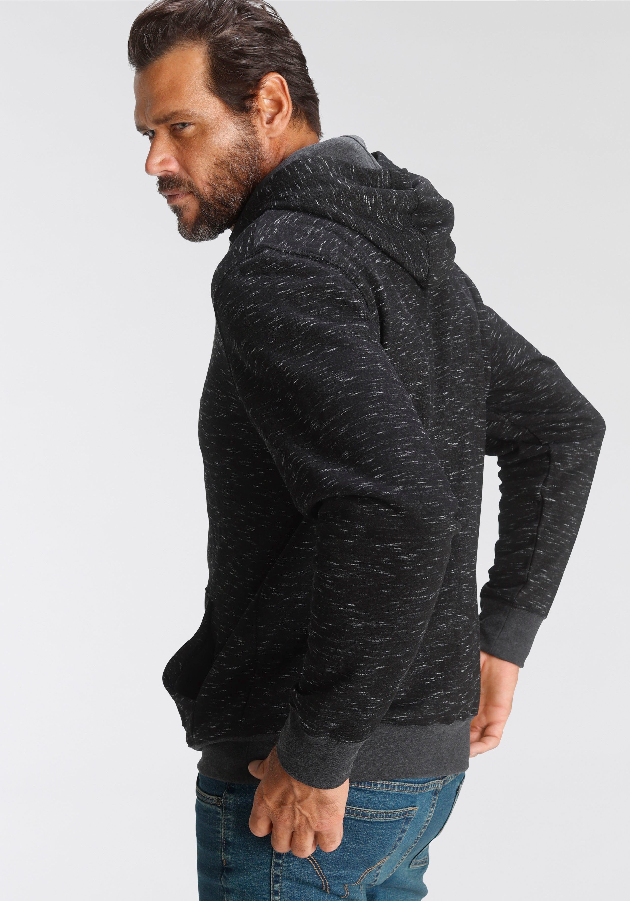 Man's World Hoodie Lange mouwen, met ribboordjes, met capuchon en koorden