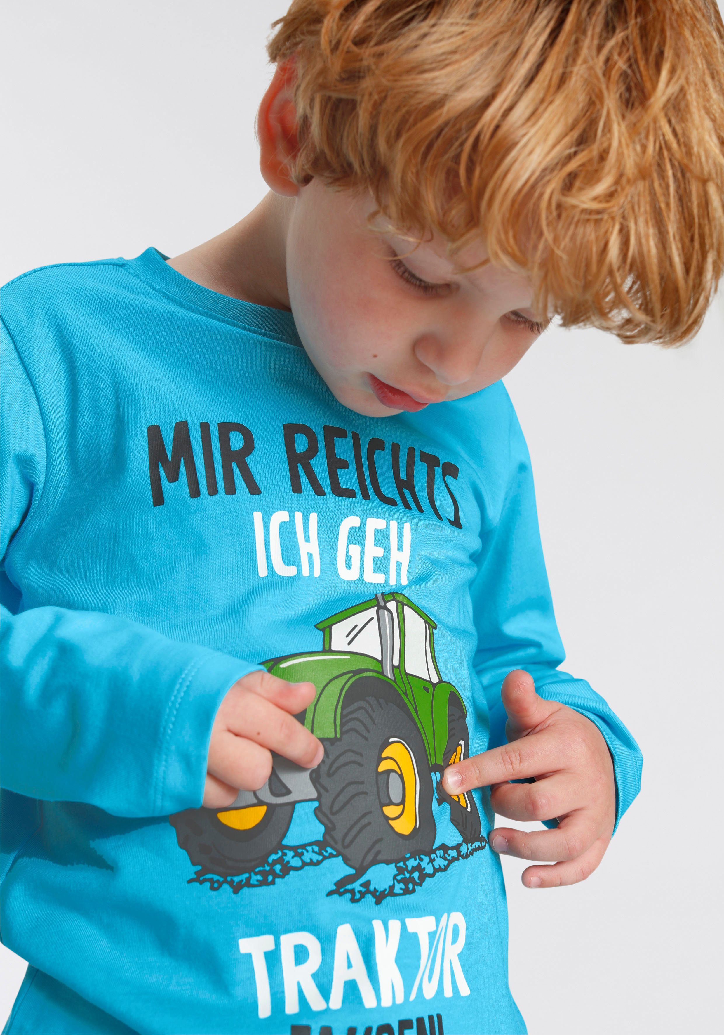 KIDSWORLD Shirt & broek 2-delig set lange mouwen shirt + broek (set, 2-delig)