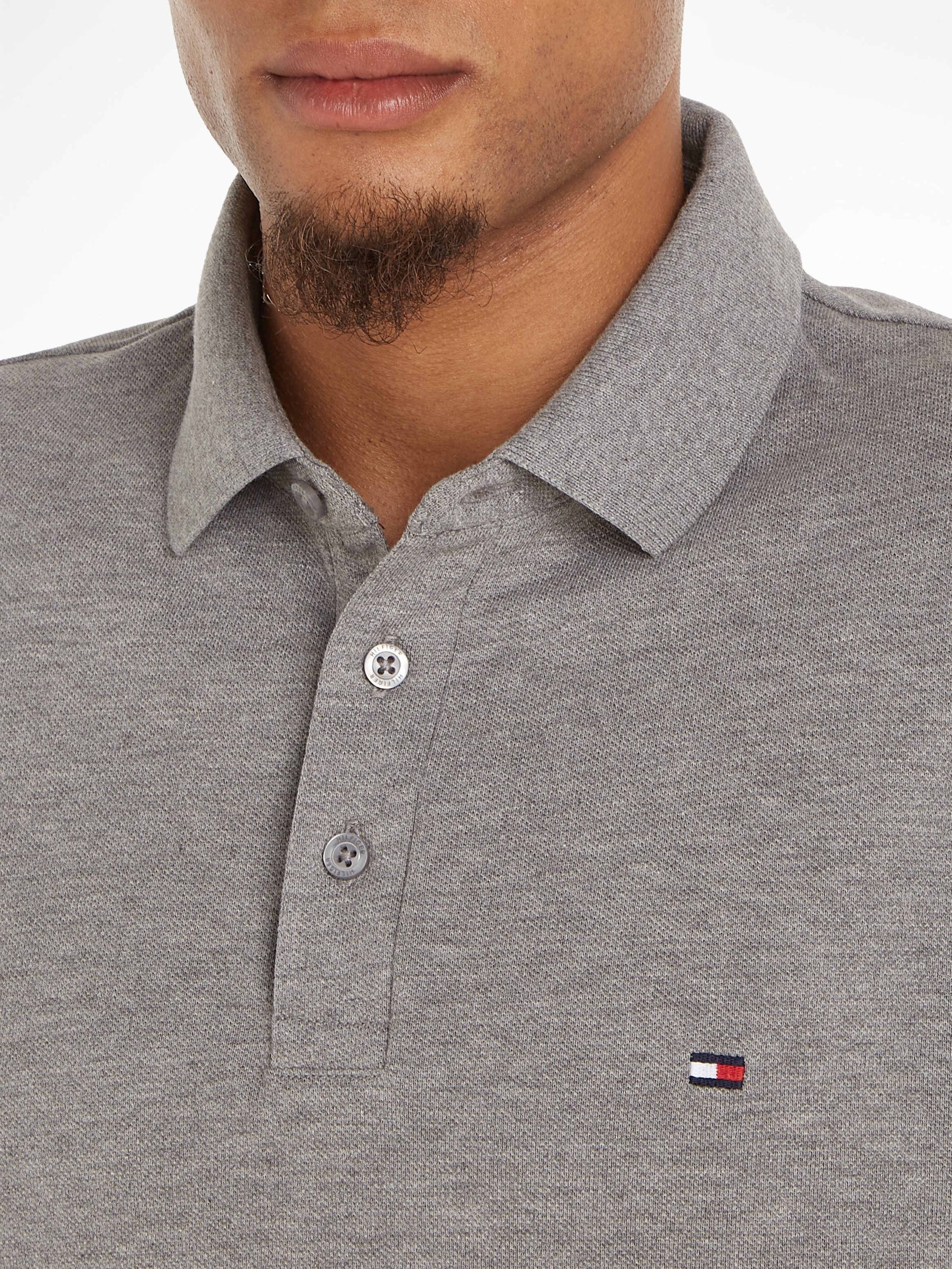 Tommy Hilfiger Poloshirt met lange mouwen 1985 SLIM LS POLO