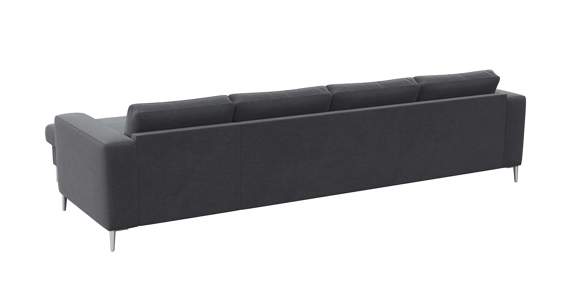 FLEXLUX Hoekbank Fiore, super zitcomfort door koudschuim in de zitting, L-vorm