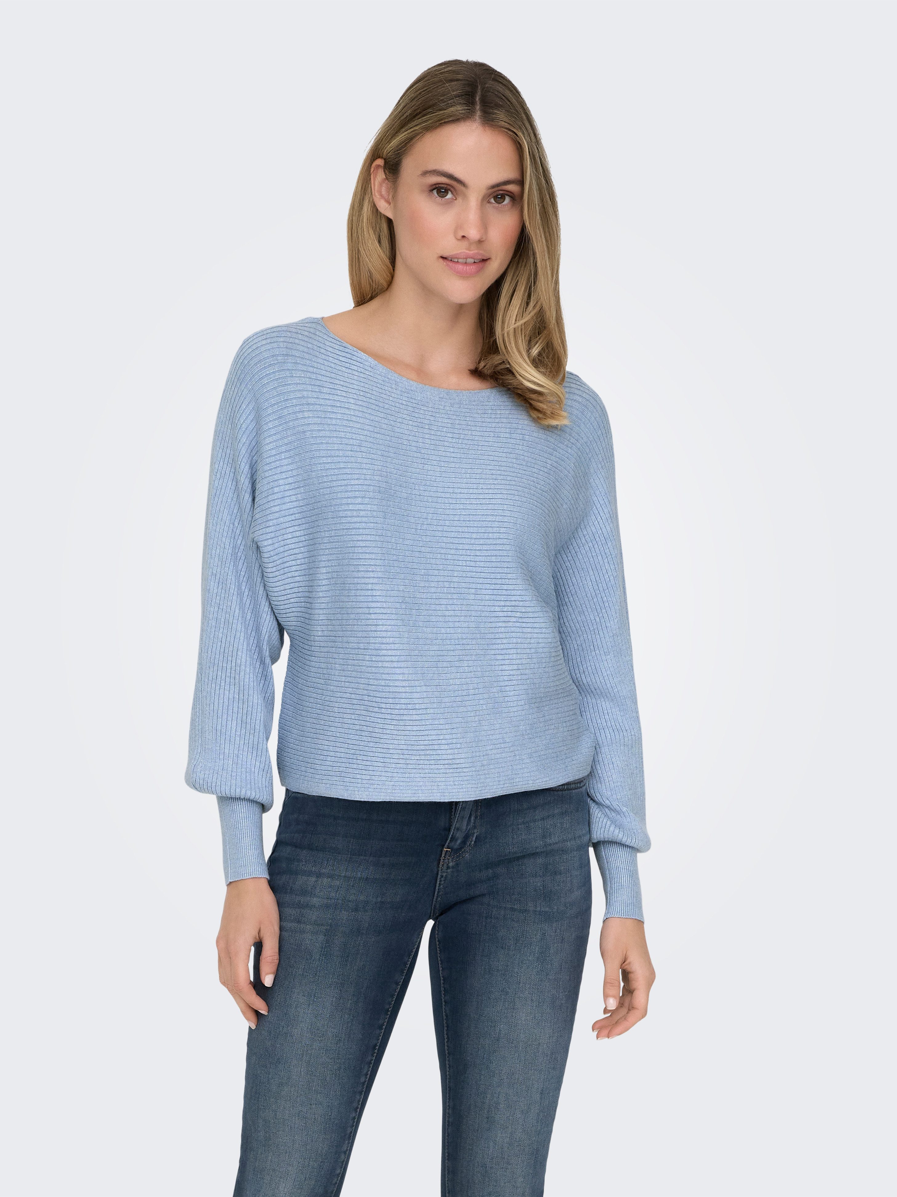 Only Gebreide trui ONLADALINE L/S SHORT PULLO KNT NOOS