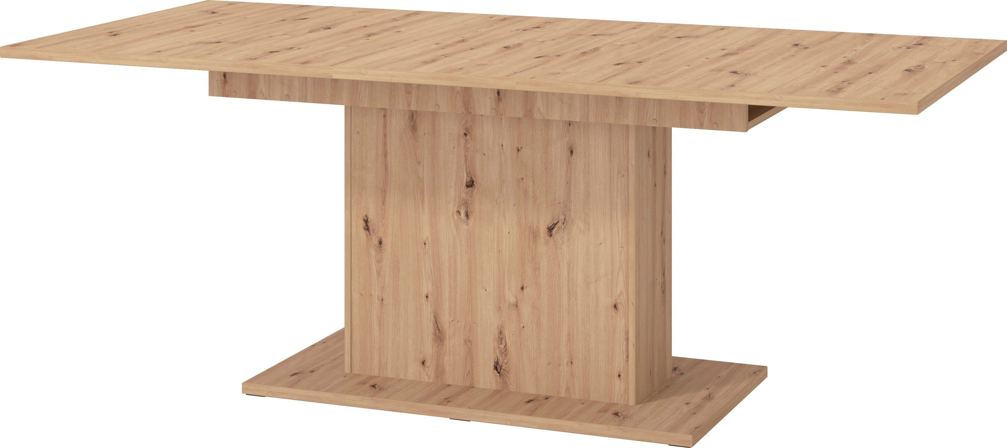 Home affaire Eettafel SABRINA Breedte 160 cm, uittrekfunctie