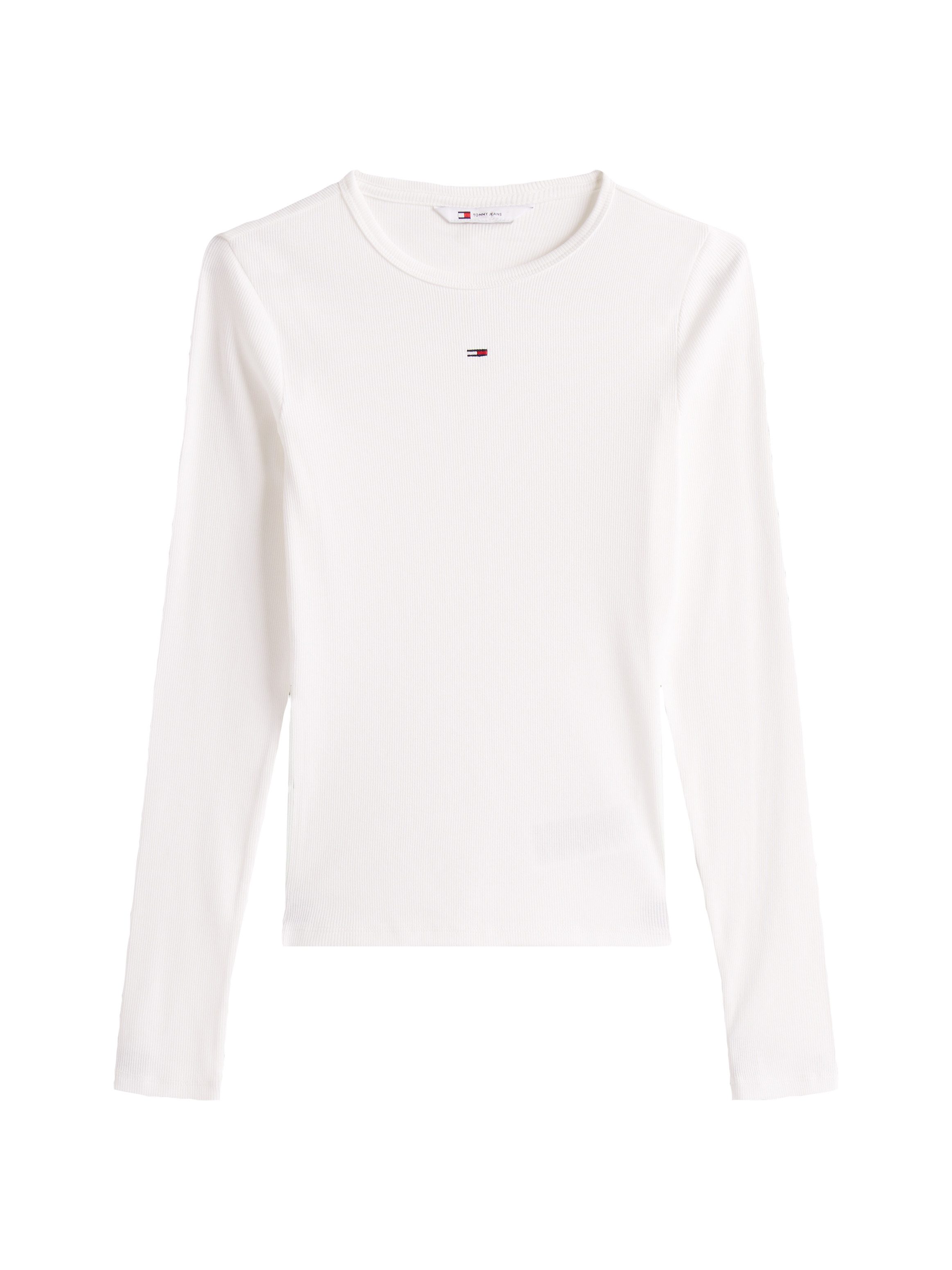 TOMMY JEANS Shirt met lange mouwen TJW SLIM ESSENTIAL RIB LS