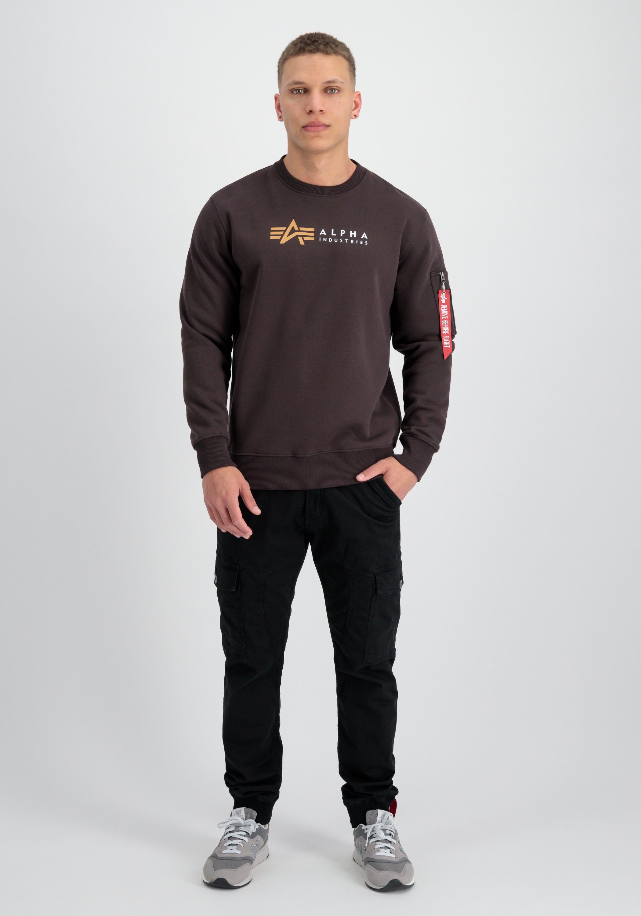 Alpha Industries Sweater Men Sweatshirts Alpha Label Sweater