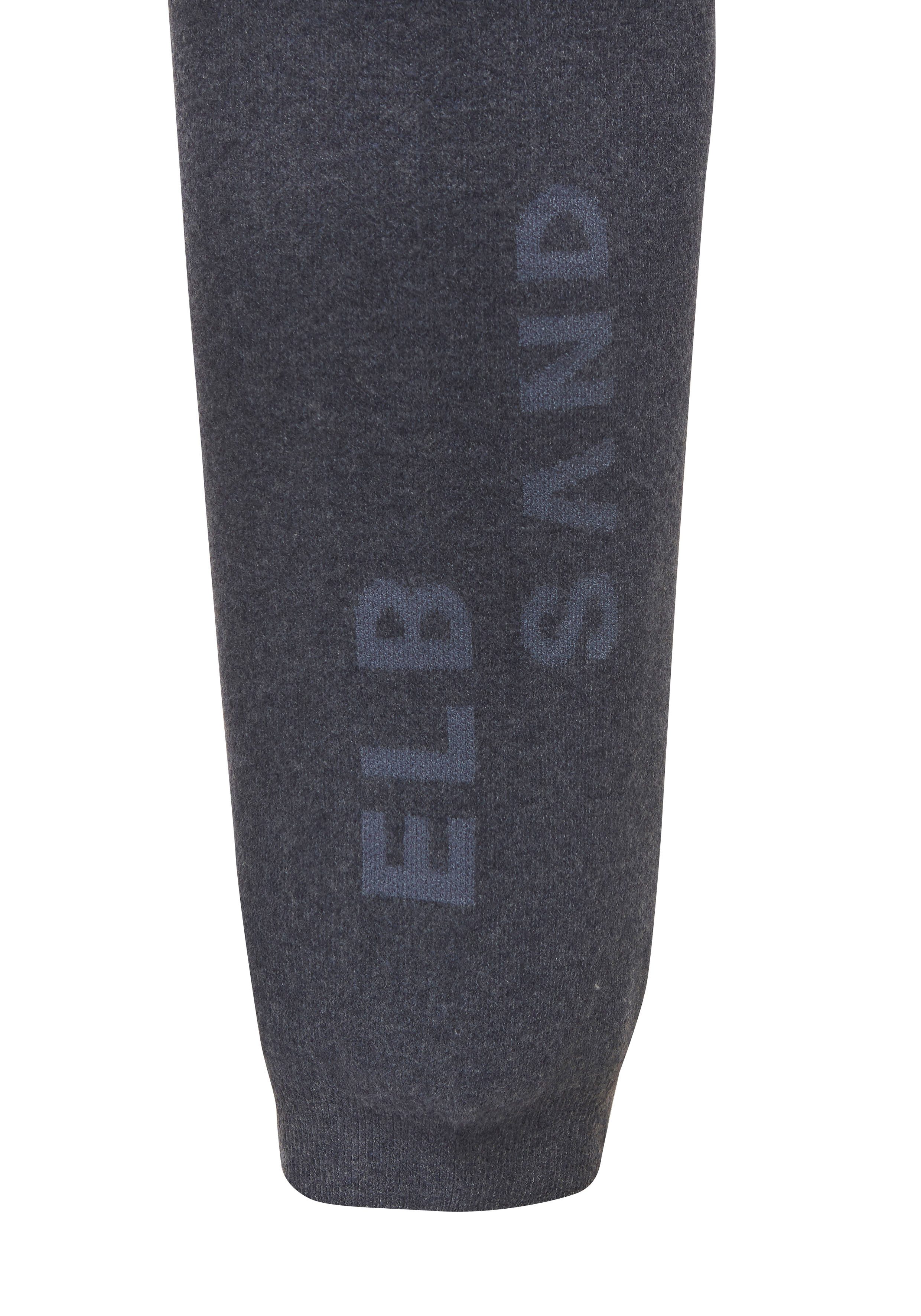 Elbsand Tricotbroek met gebreid logo van hoogwaardige fijnbrei loungewear