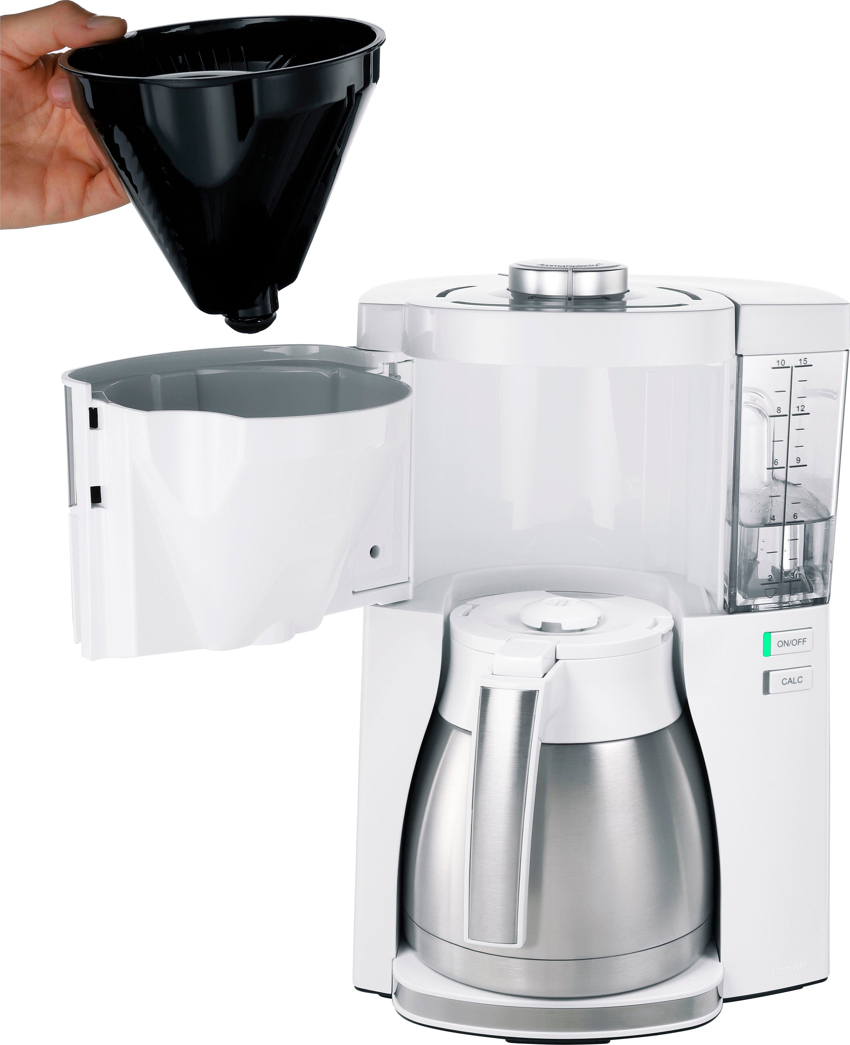 Melitta Filterkoffieapparaat Look® Therm Perfection 1025-15, 1,25 l