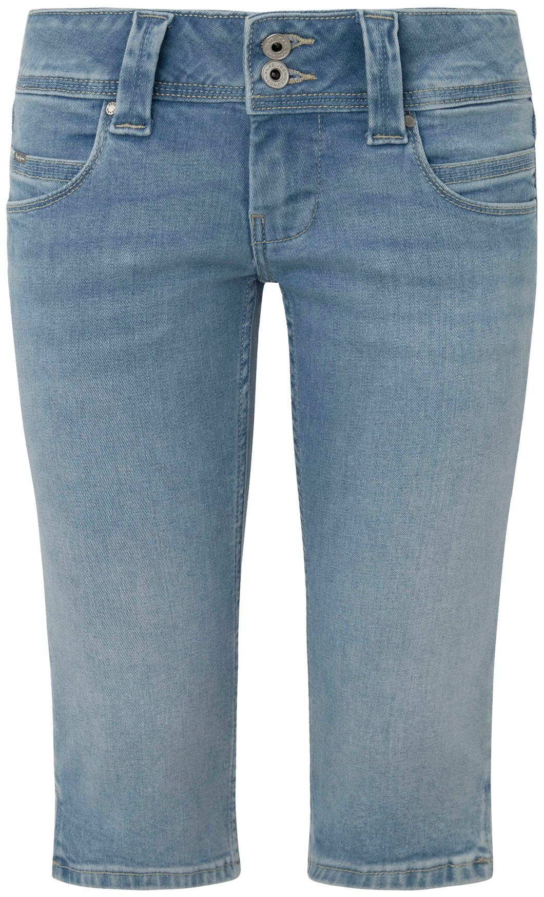 Pepe Jeans Slim fit jeans Shorts SLIM CROP LW