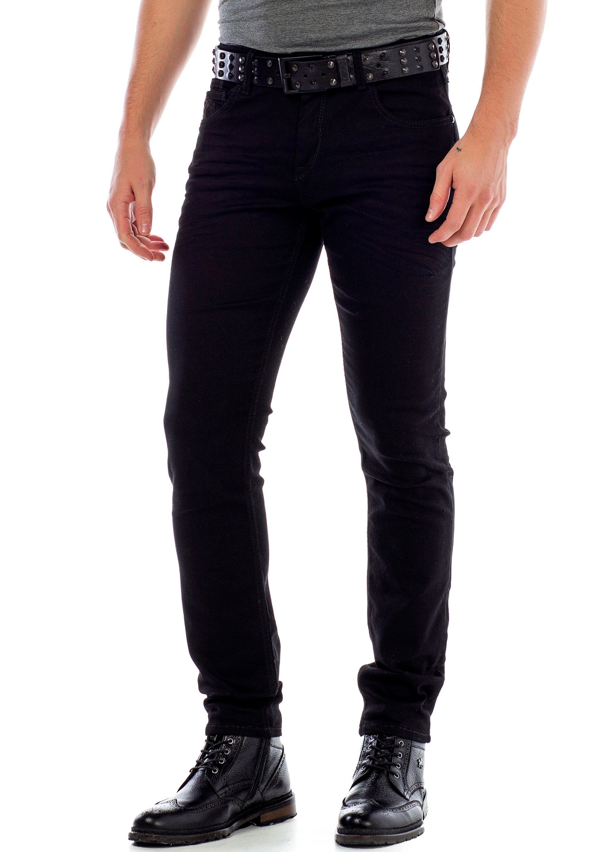 Cipo & Baxx Slim fit jeans heren slim fit jeans maat 30 zwart