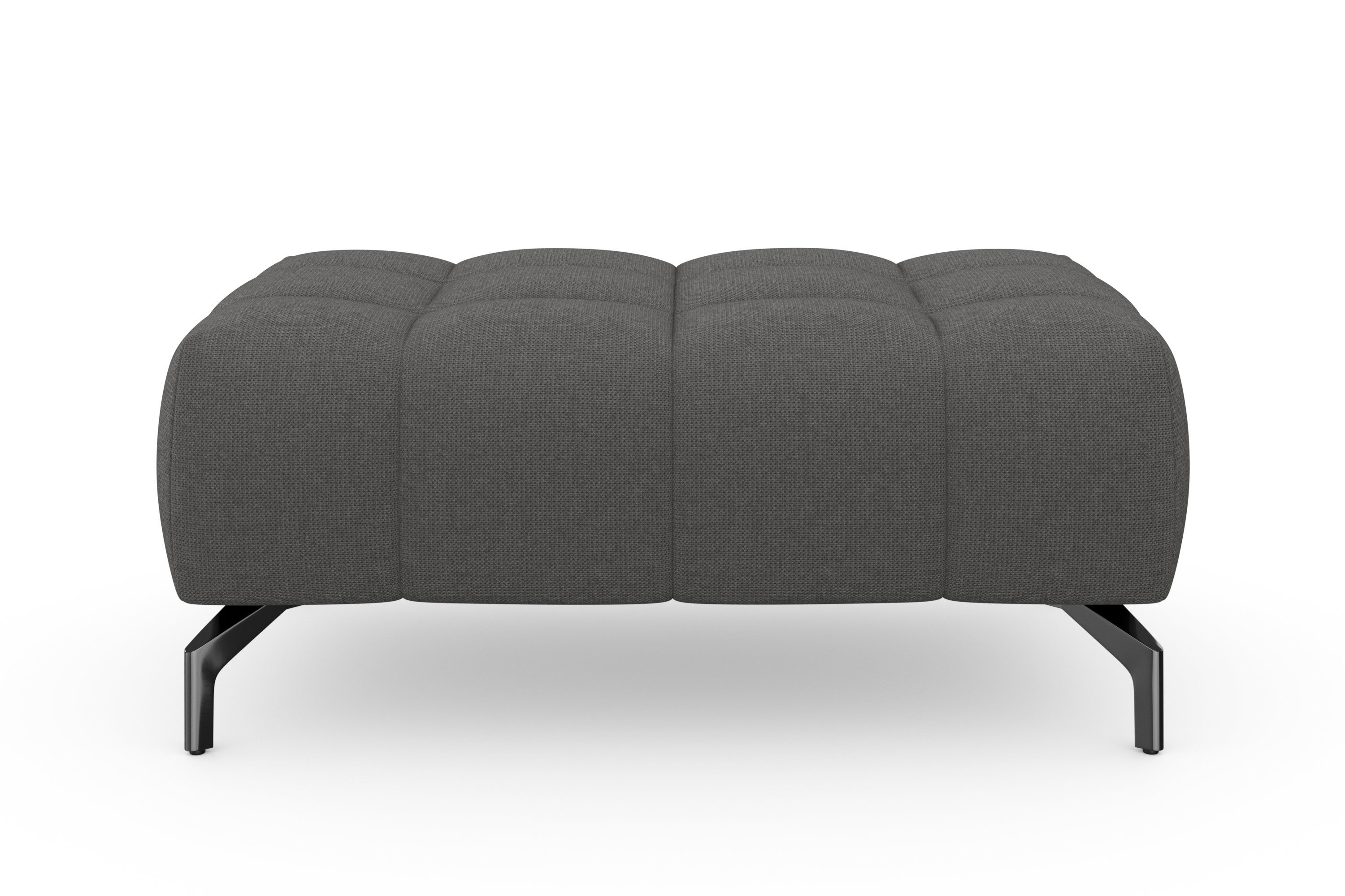 sit&more Hocker Blauw met zwarte poten
