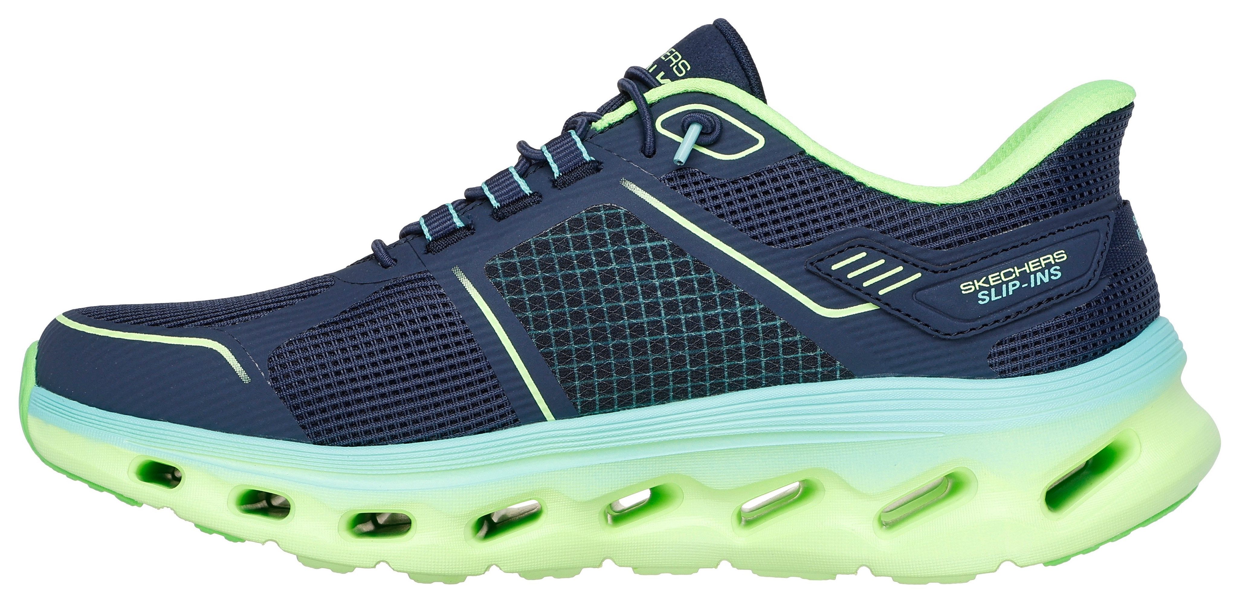 Skechers Slip-on sneakers GO WALK GLIDE-STEP 2.0-ELEKTRA , vrijetijdsschoen, sportschoen met geïntegreerde slip-ins functie