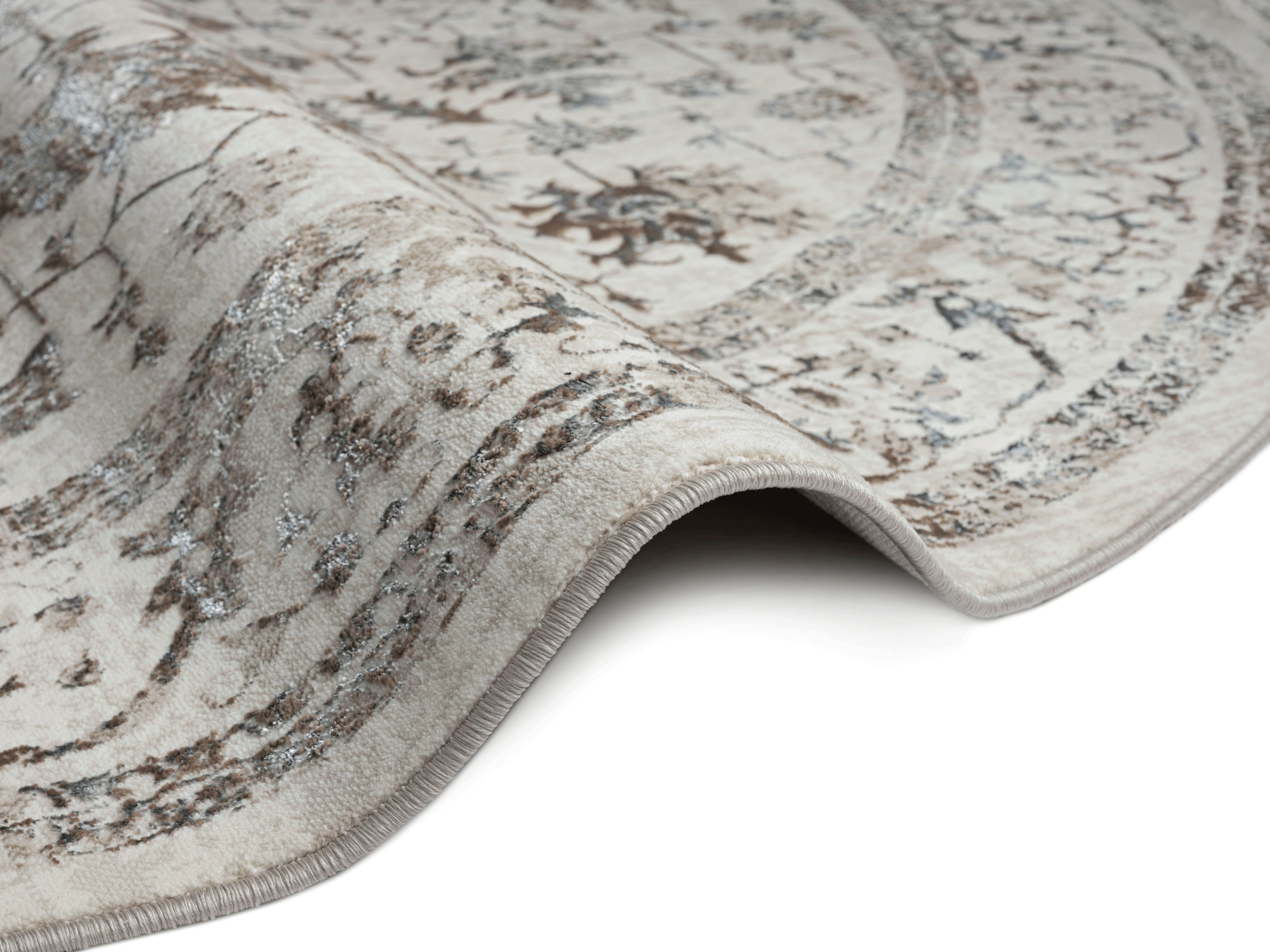 merinos Vloerkleed Creation 50112 elegant, glanzend, kortpolig, onderhoudsvriendelijk, woonkamer