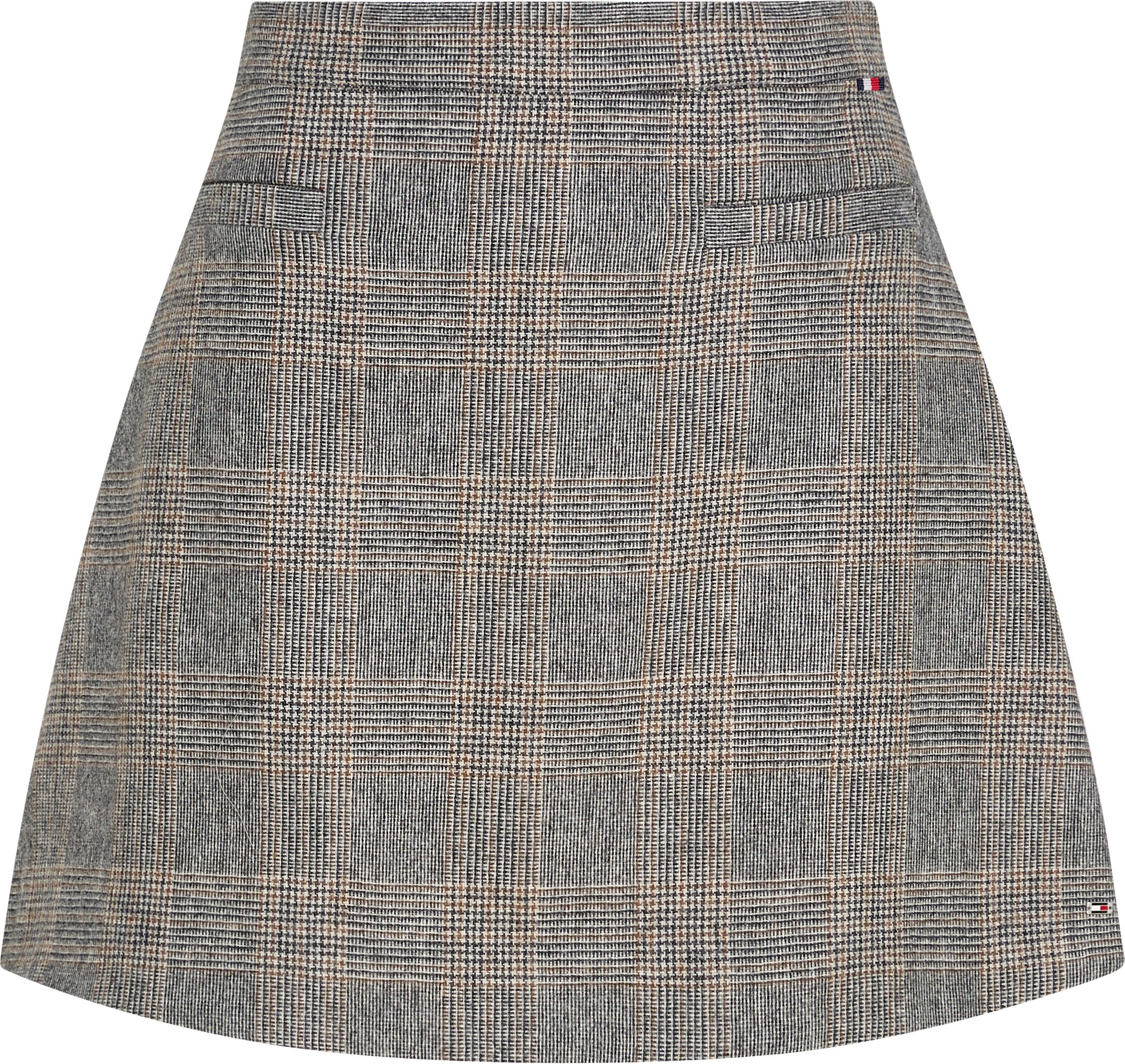 Tommy Hilfiger Rok in a-lijn WOOL MIX CHECK MINI SKIRT